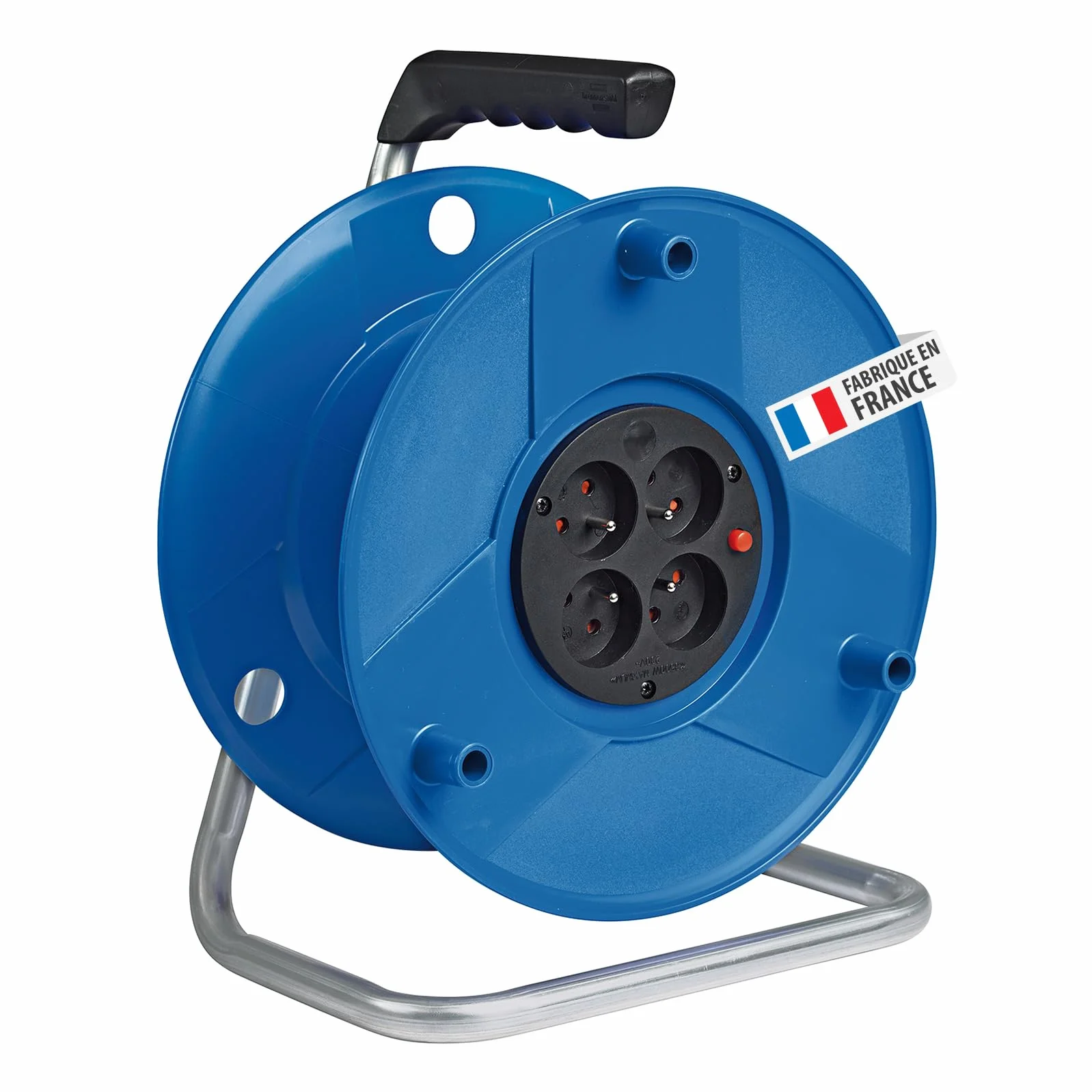Brennenstuhl Enrouleur vide Standard S Enrouleur de câble 4 prises disjoncteur bleu