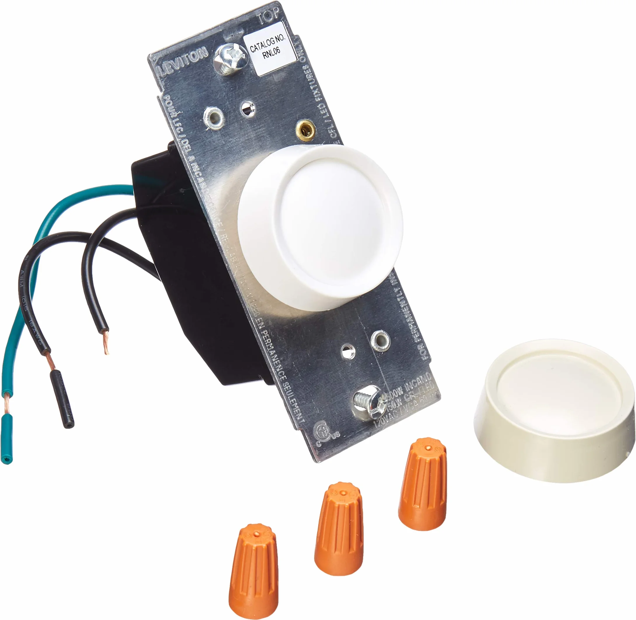 Leviton Dimmer R00-Rnl06-0Tw, Blanc/amande