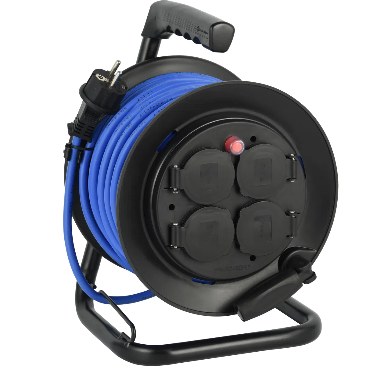 Electraline Rallonge électrique Prolongateur Outdoor 25M Câble AT-N05V3V3-F 3G1.5 4 Prises 16A IP44