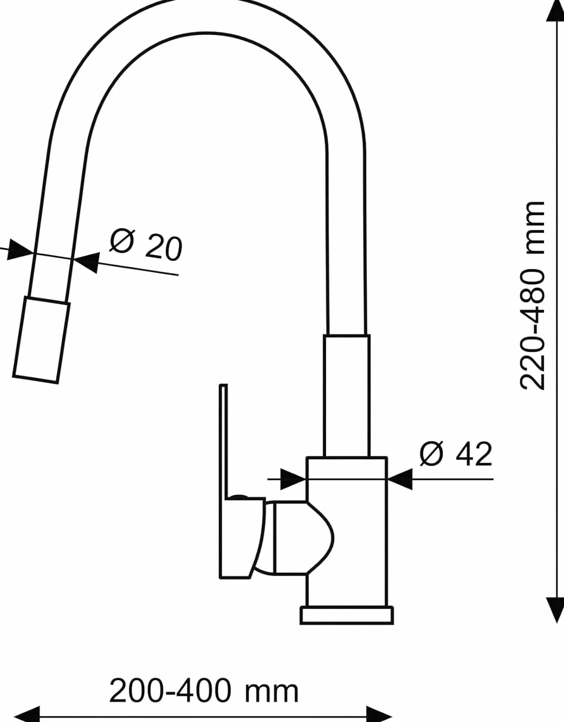 Évier extérieur Buanderie Lavabo extérieur siphon polypropylène noir GRANITAN