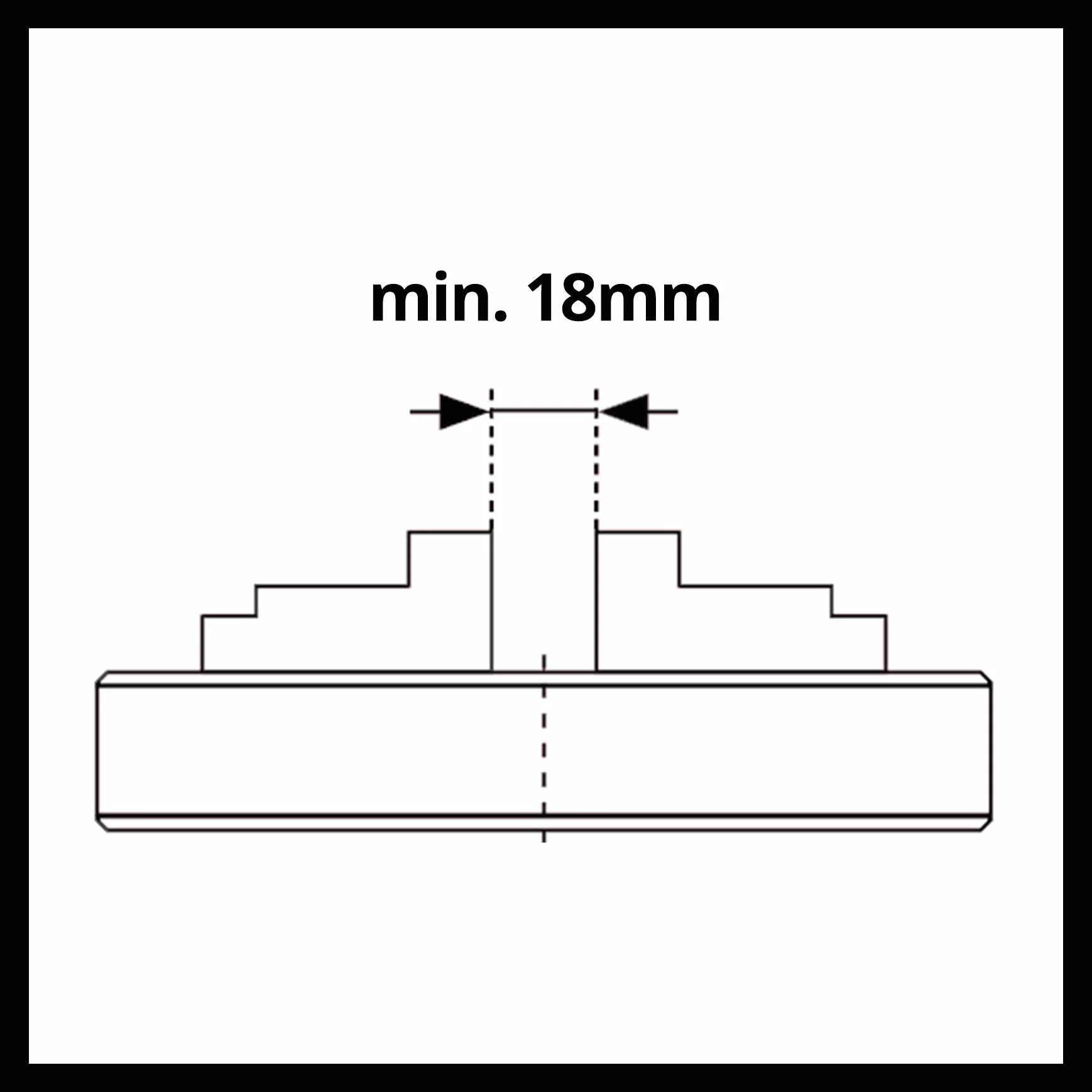 kwb by Einhell Mandrin à quatre mors pour tours à bois Ø 18-134 mm filetage M18 TC-WW 1000