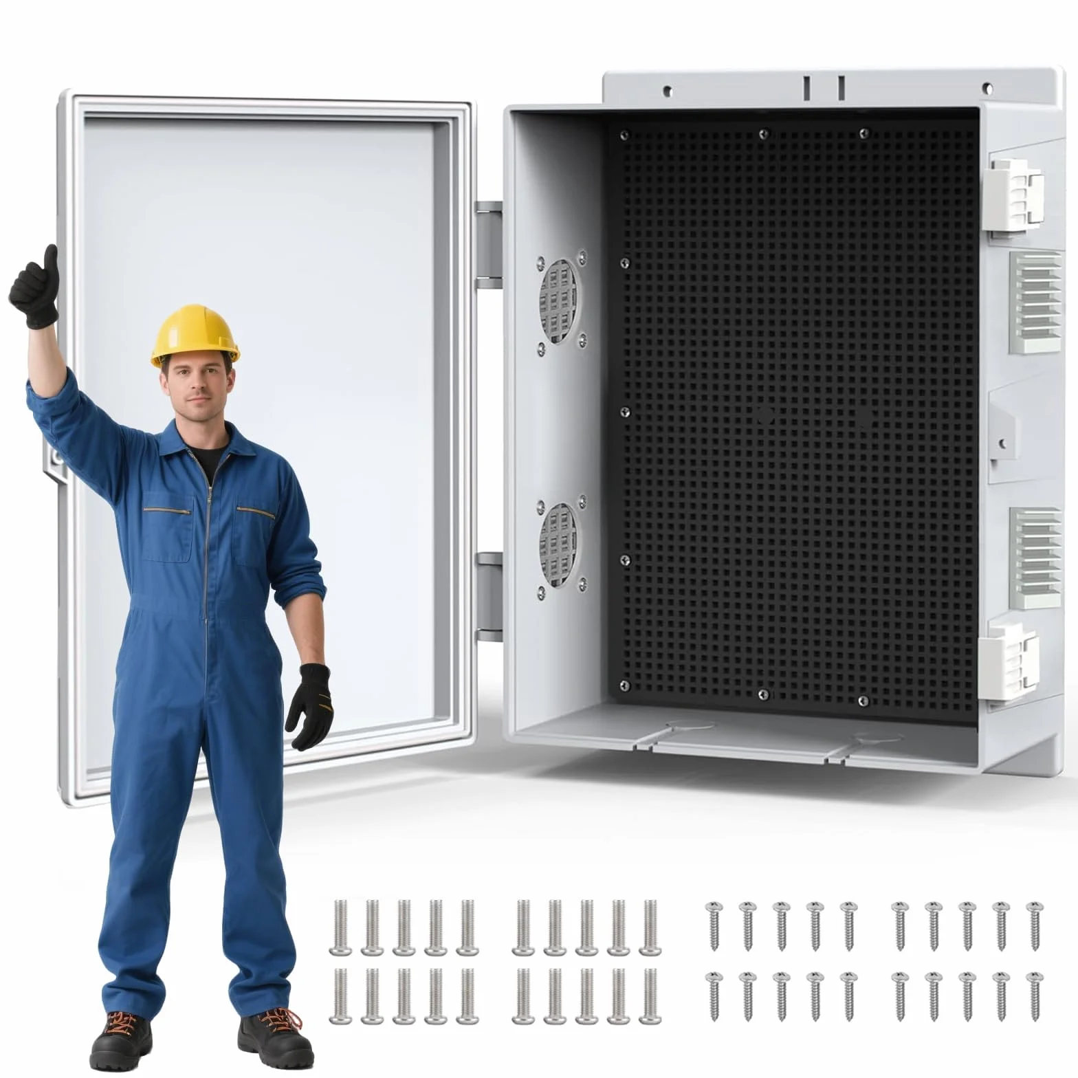 JUEDIFX Boîte de jonction électrique étanche IP65 extérieur ABS