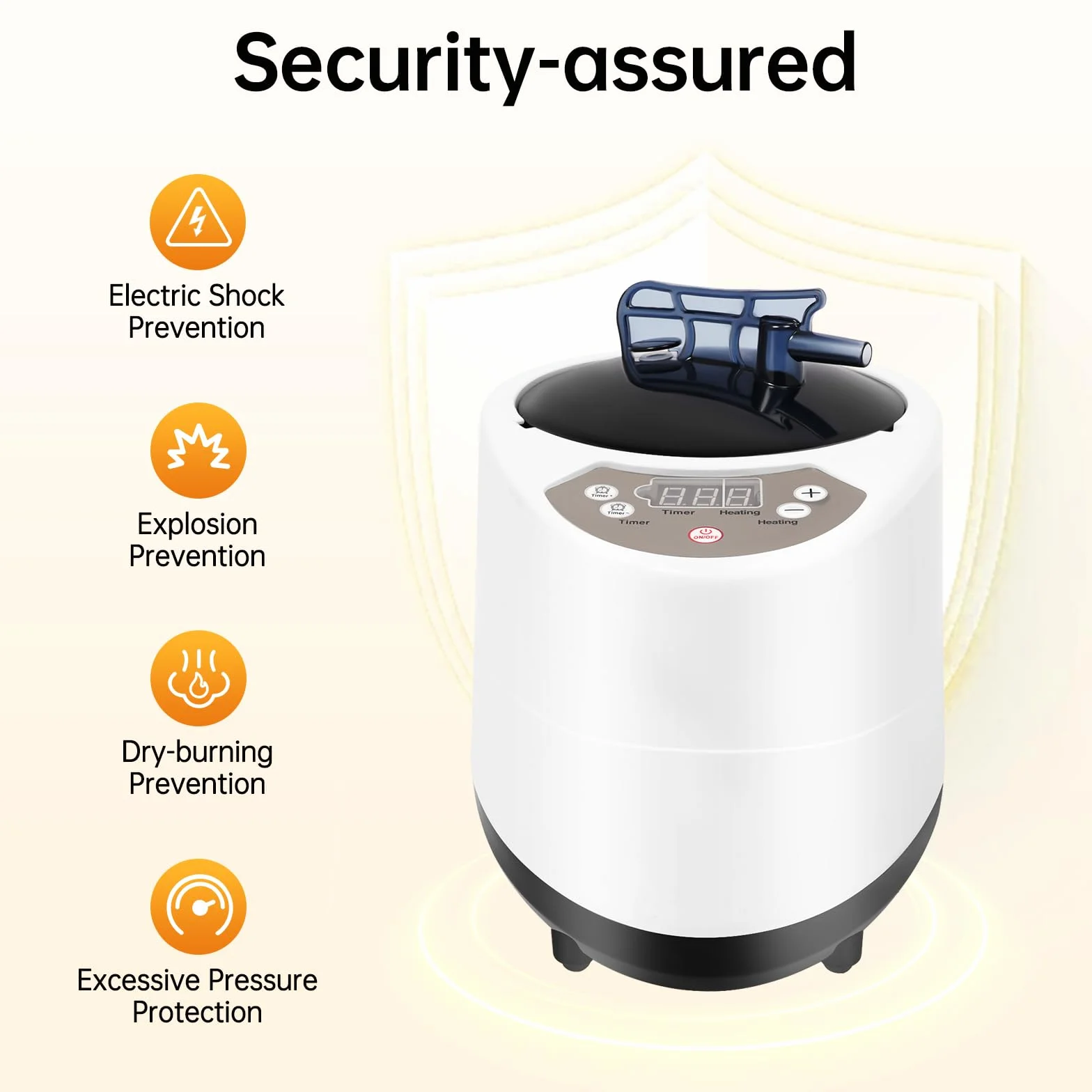 Générateur de vapeur pour sauna 1000 W 3 l avec télécommande