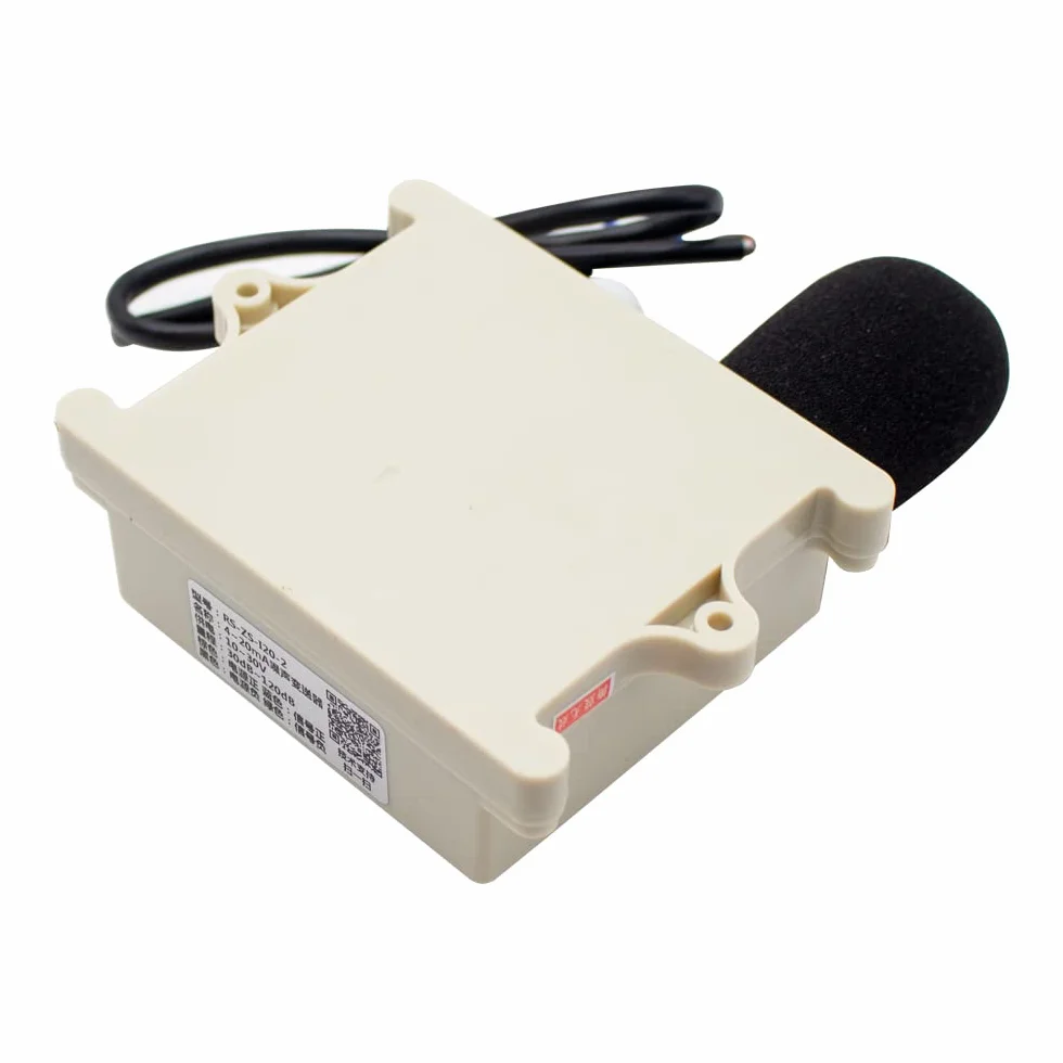 Toplionace Compteur de Bruit IP65 30-120DB Capteur Sonore Surveillance en Ligne Détecteur de Niveau Sonore RS485