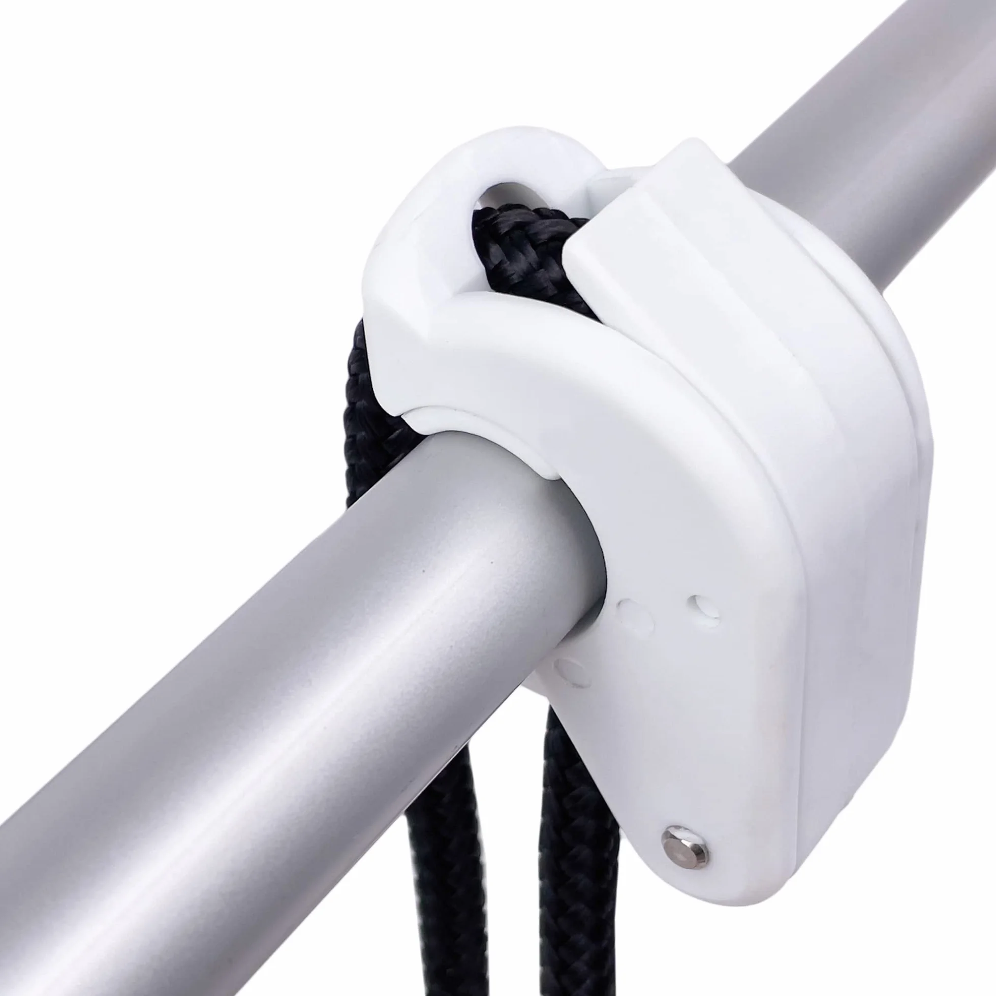 GATE14® Clips 4 Pcs Fixation Pare-battages Balcons Ligne Ø Max 8 mm