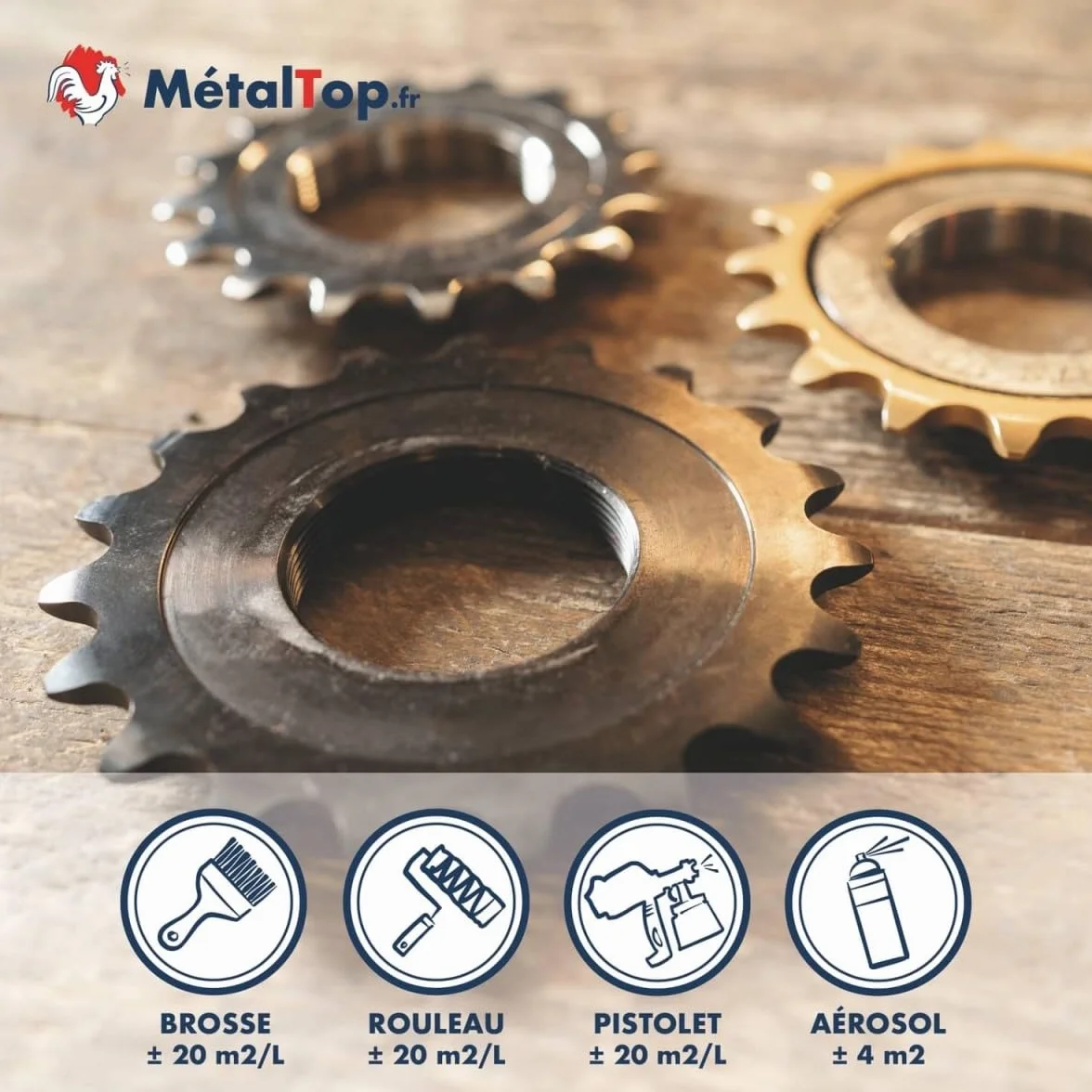 Metaltop Degrippant 5 L Lubrification dérouillage protection antirouille