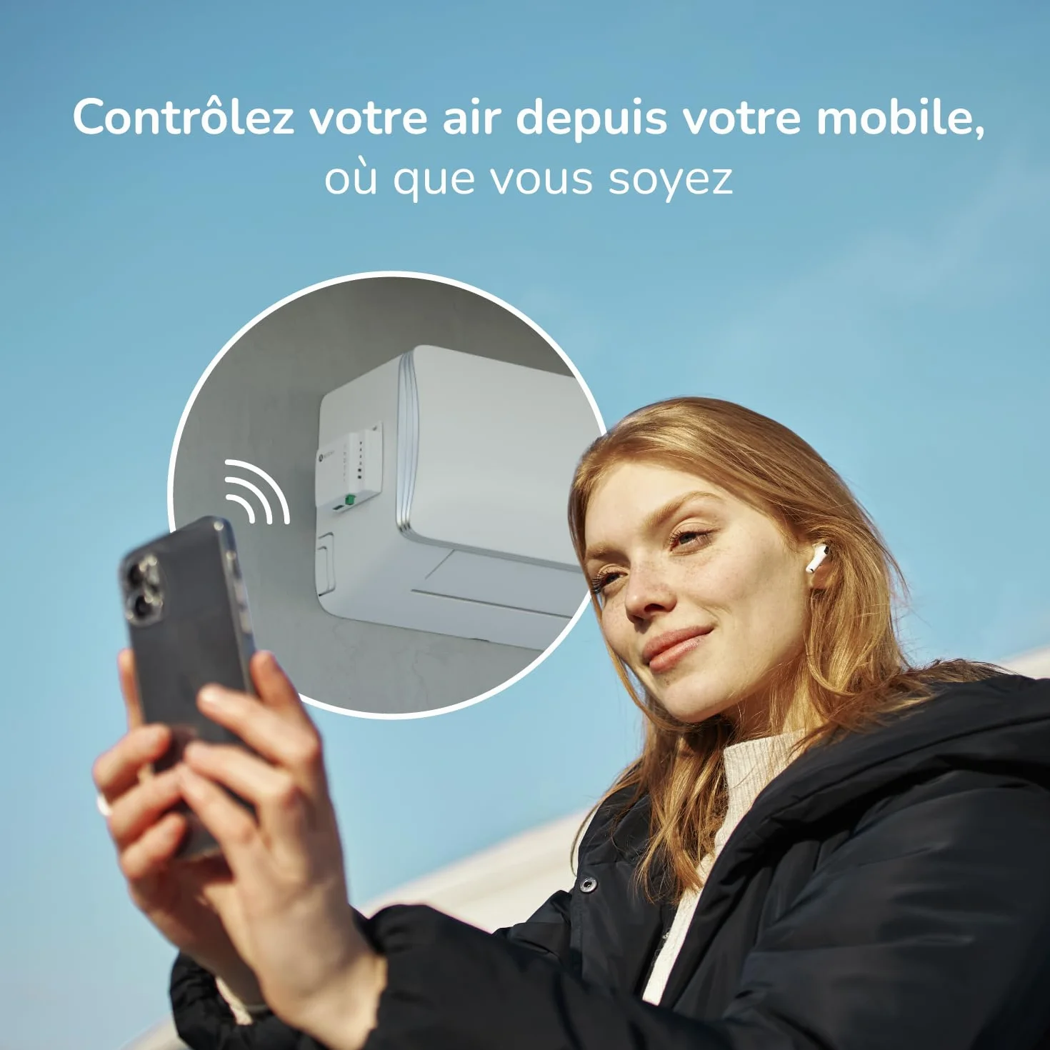 AIRZONE Contrôle WiFi Aidoo pour climatisation Compatible DAIKIN Sky Air VRV AZAI6WSCDA1 Télécommande Programmation Application Google Home Alexa