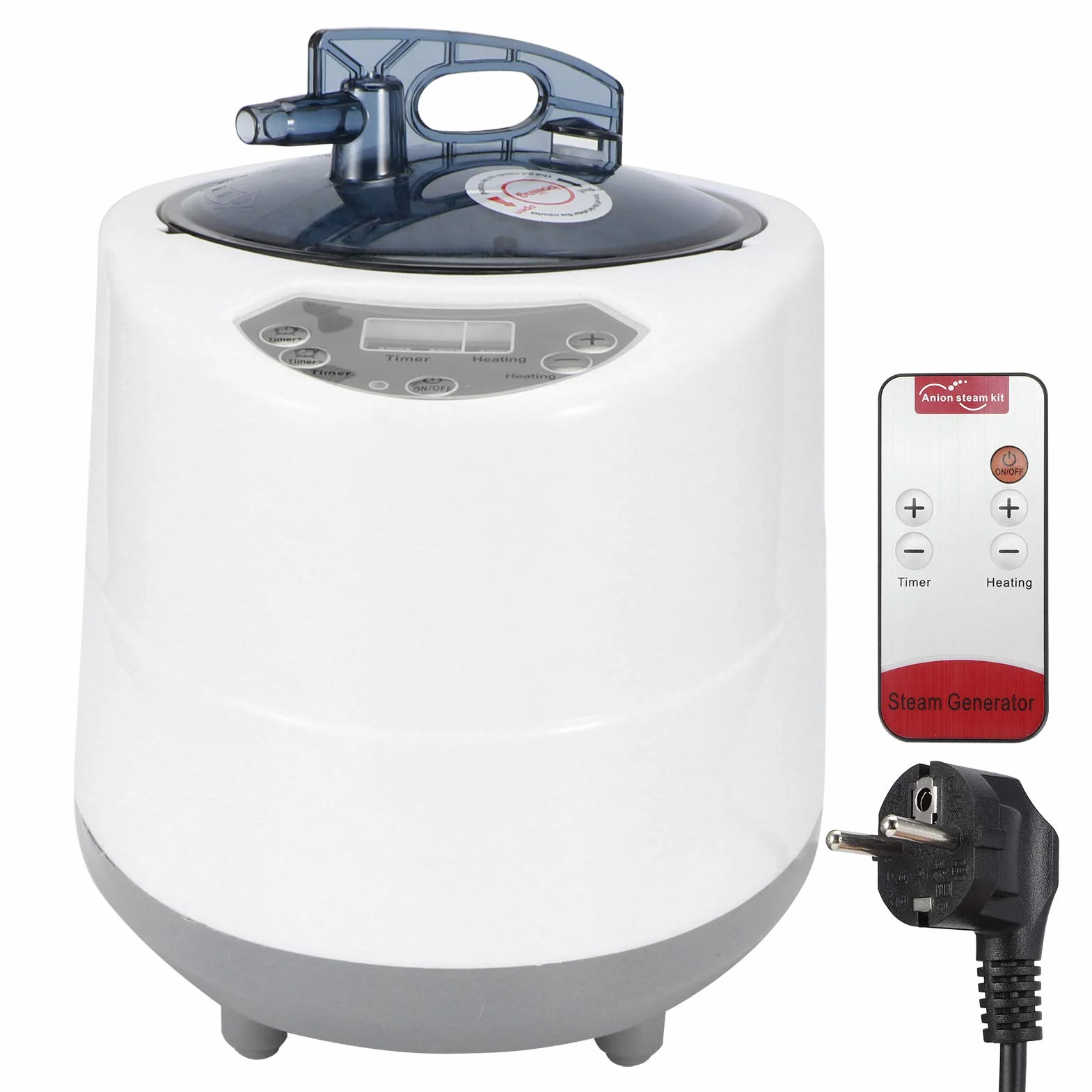 Générateur de Vapeur Portatif en Acier Inoxydable avec Télécommande Tactile pour Sauna