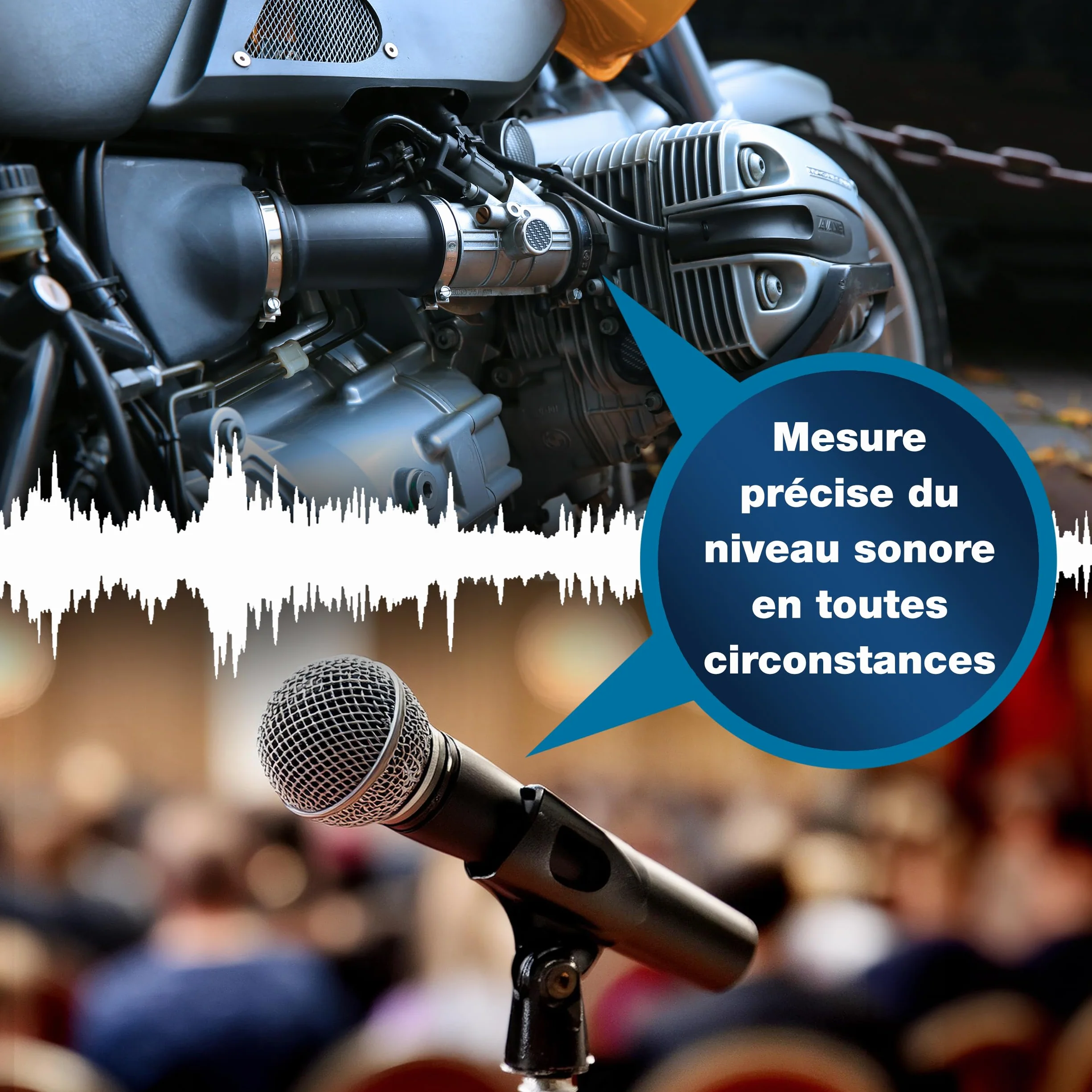 PeakTech 8005 Sonomètre de Classe 2 32000 counts 30-130 dB avec Mémoire et Interface USB