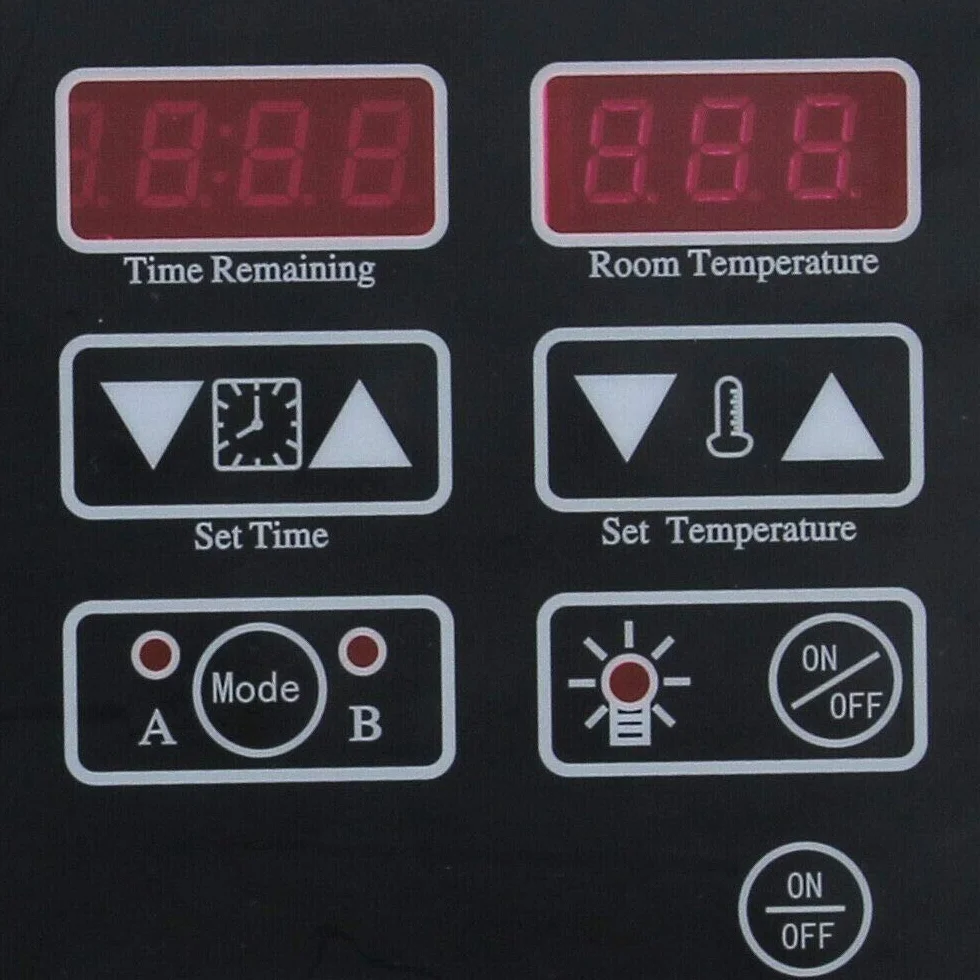 Unité de commande pour sauna 220-245 V 3-9 kW externe 40-105 °C protection surchauffe