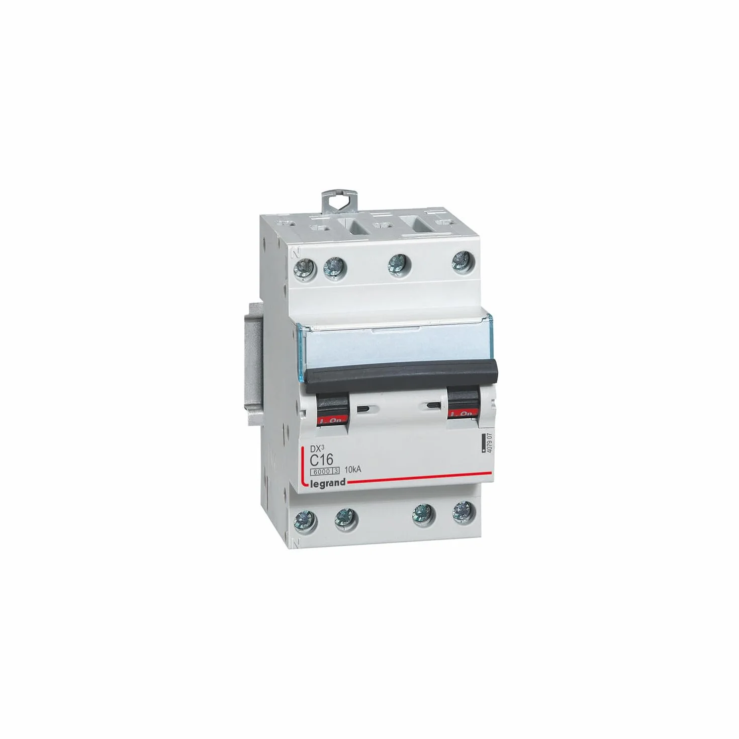 Legrand DX3 Disjoncteur tétrapolaire 16A 4P Courbe C 6/10kA