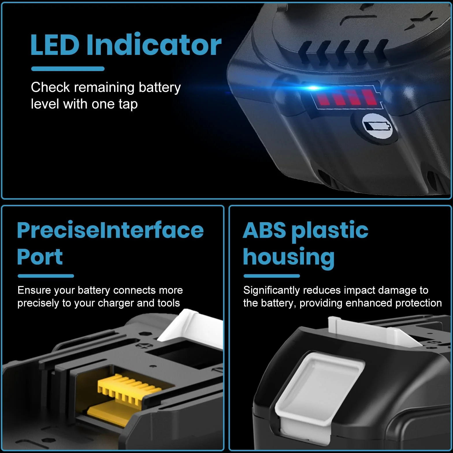 Makita BL1860B Batterie 18V 5.5Ah Chargeur DC18RC pour LXT-400