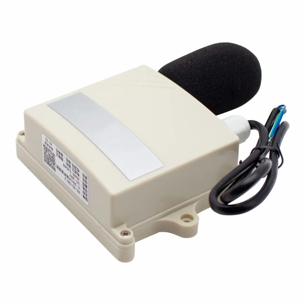 Toplionace Compteur de Bruit IP65 30-120DB Capteur Sonore Surveillance en Ligne Détecteur de Niveau Sonore RS485