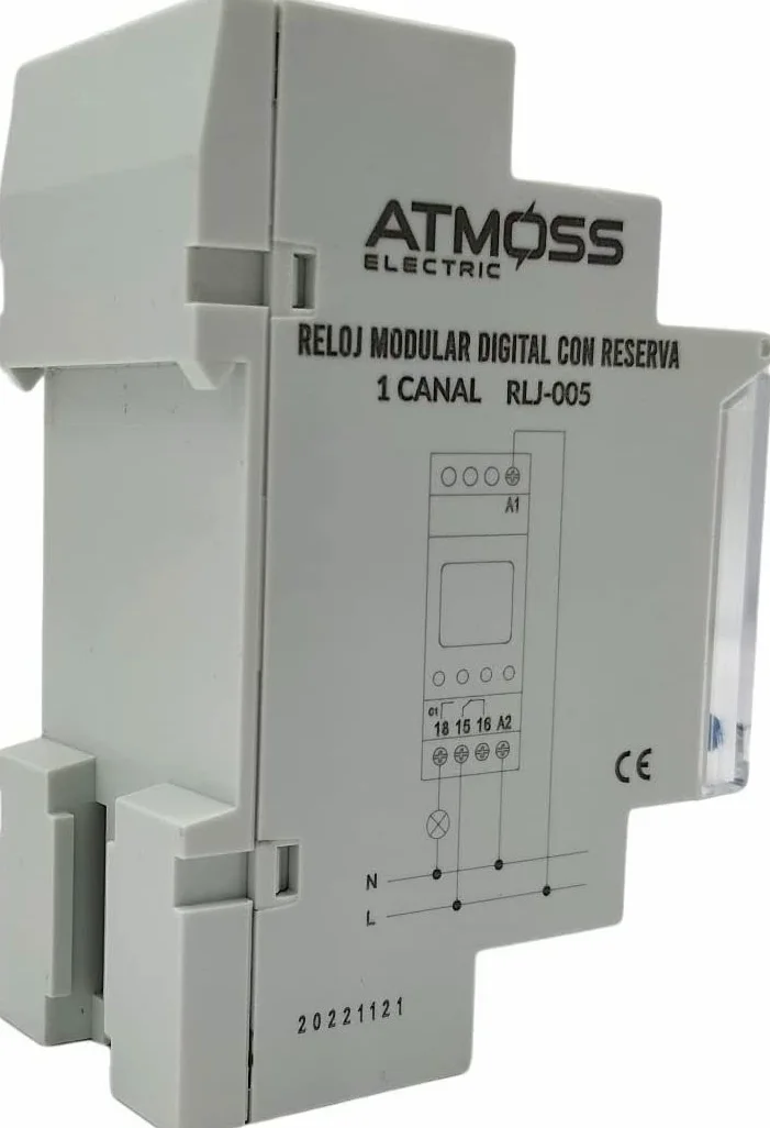 RASMACOR Minuteur Numérique Programmable 52 Programmes Écran LCD Changement Automatique Eté/Hiver Mode Vacances