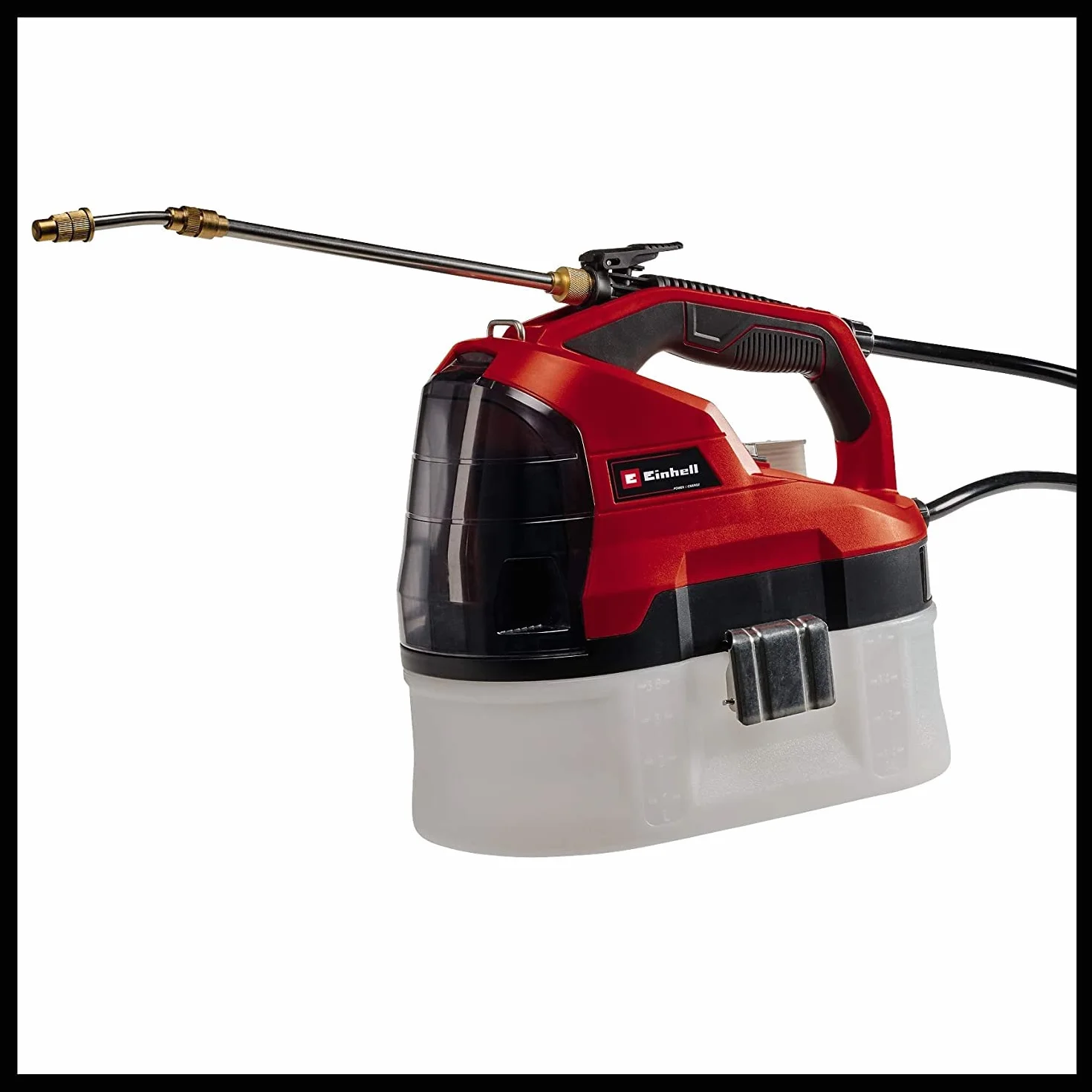 Einhell GE-WS 18/35 Li-Solo Power X-Change Pulvérisateur à Pression sans Fil 18V Pompe Automatique Réservoir Transparent
