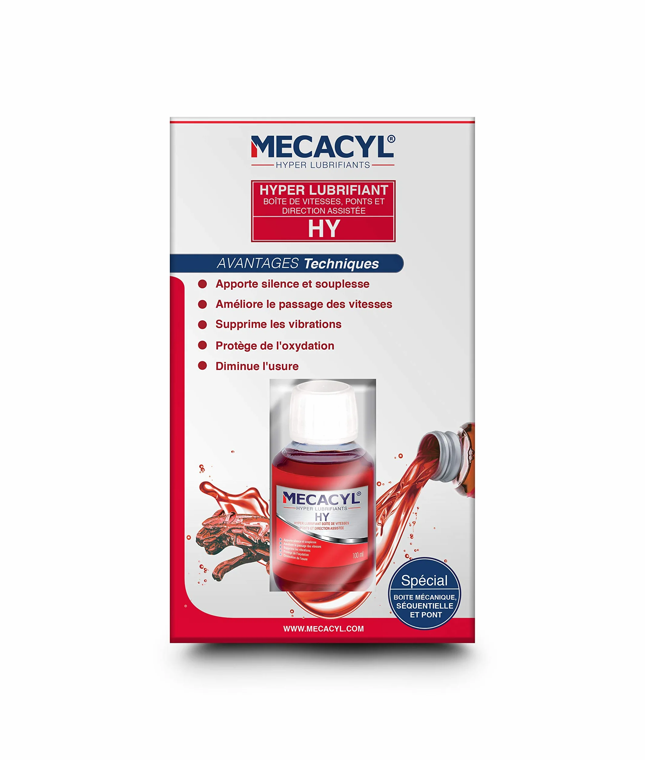 Mecacyl HY Boîte de vitesse & Ponts 100 mL