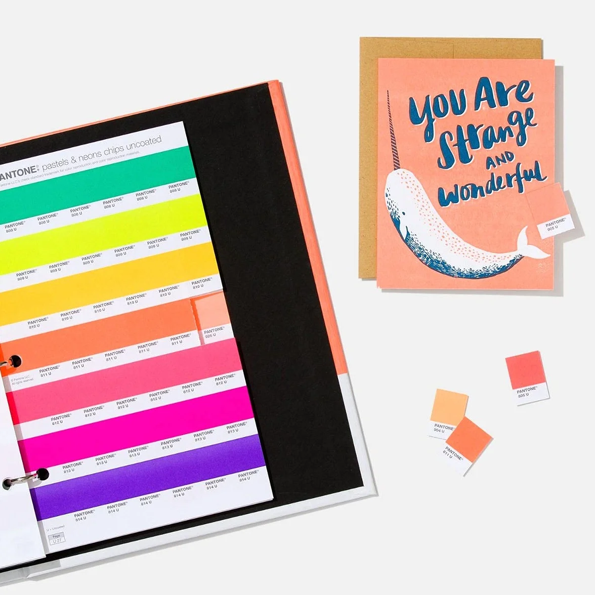Pantone GB1504A Carnet de puces pastel et néon 2019