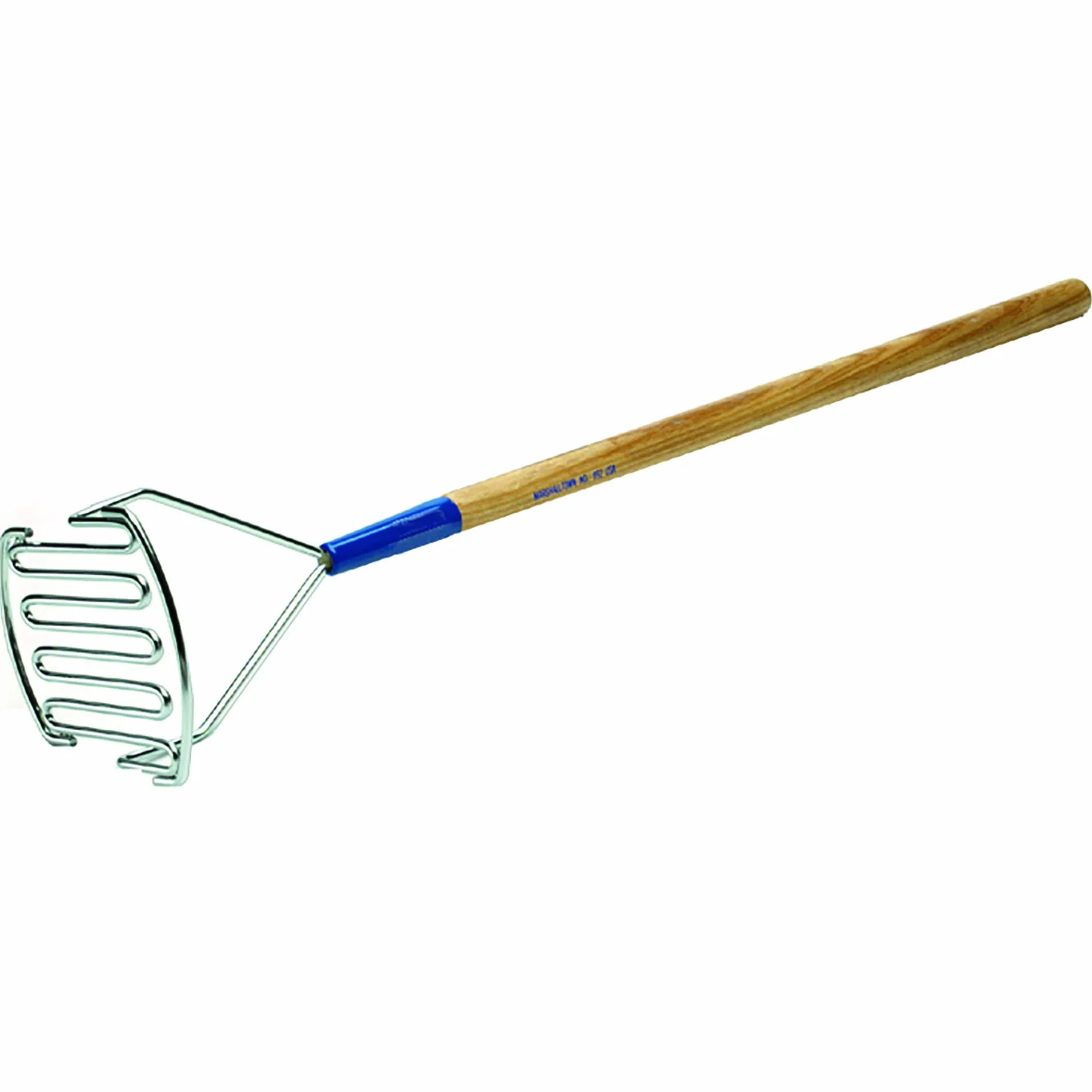 Marshalltown mélangeur en acier 760 mm manche bois dur tête semi-circulaire 152 x 165 mm