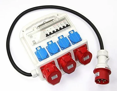Répartiteur de Courant Cee 32 A 400V 2x 16 A 1x 32 A Distributeur de puissance