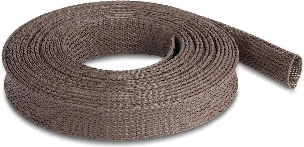 Tuyau tressé résistant aux rongeurs 5 m x 25 mm Marron