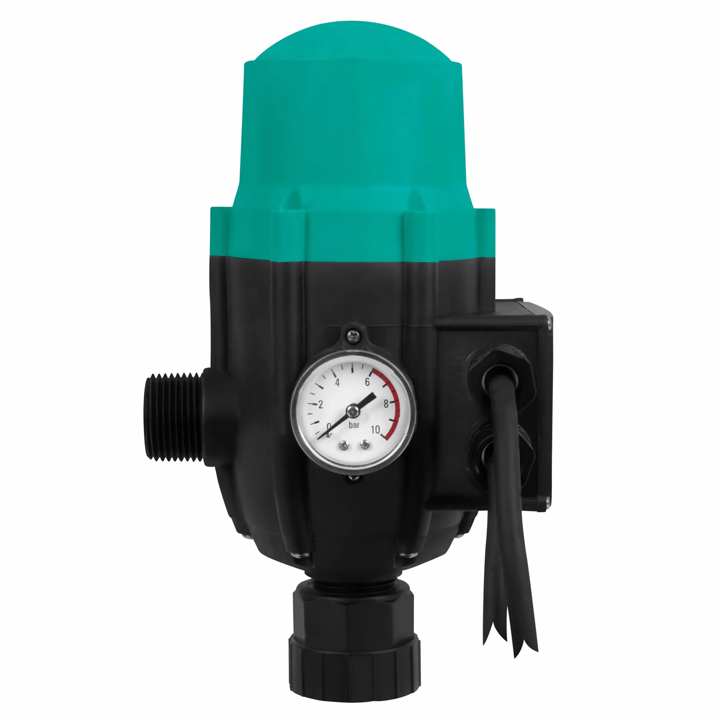 Vonroc Pompe à Eau Hydrophore 1000W 3500l/h 4,4bar Acier Inoxydable Réservoir 19L