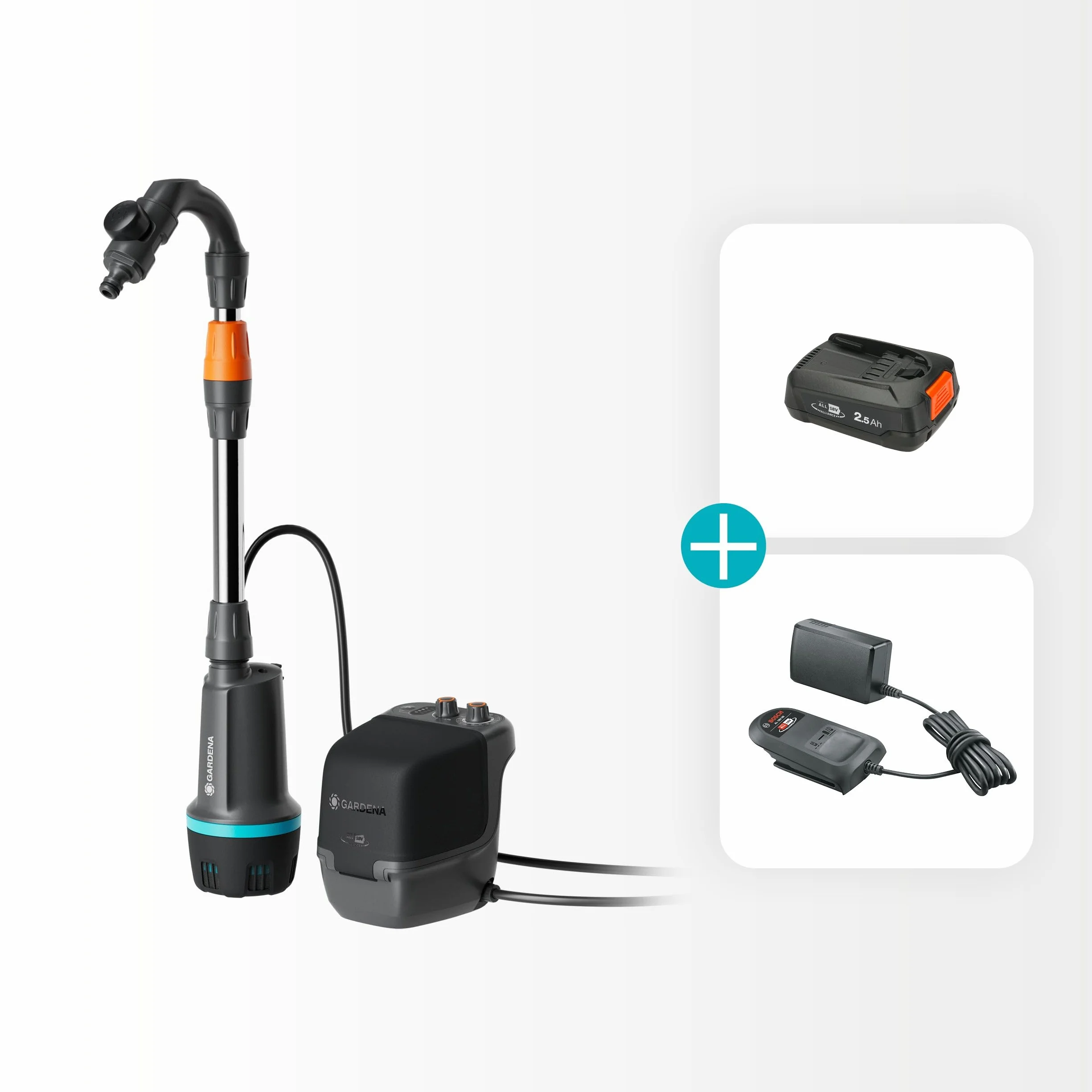 Gardena Pompe à eau automatique 18V P4A 2400 ComfortAutomatic Arrosage programmé