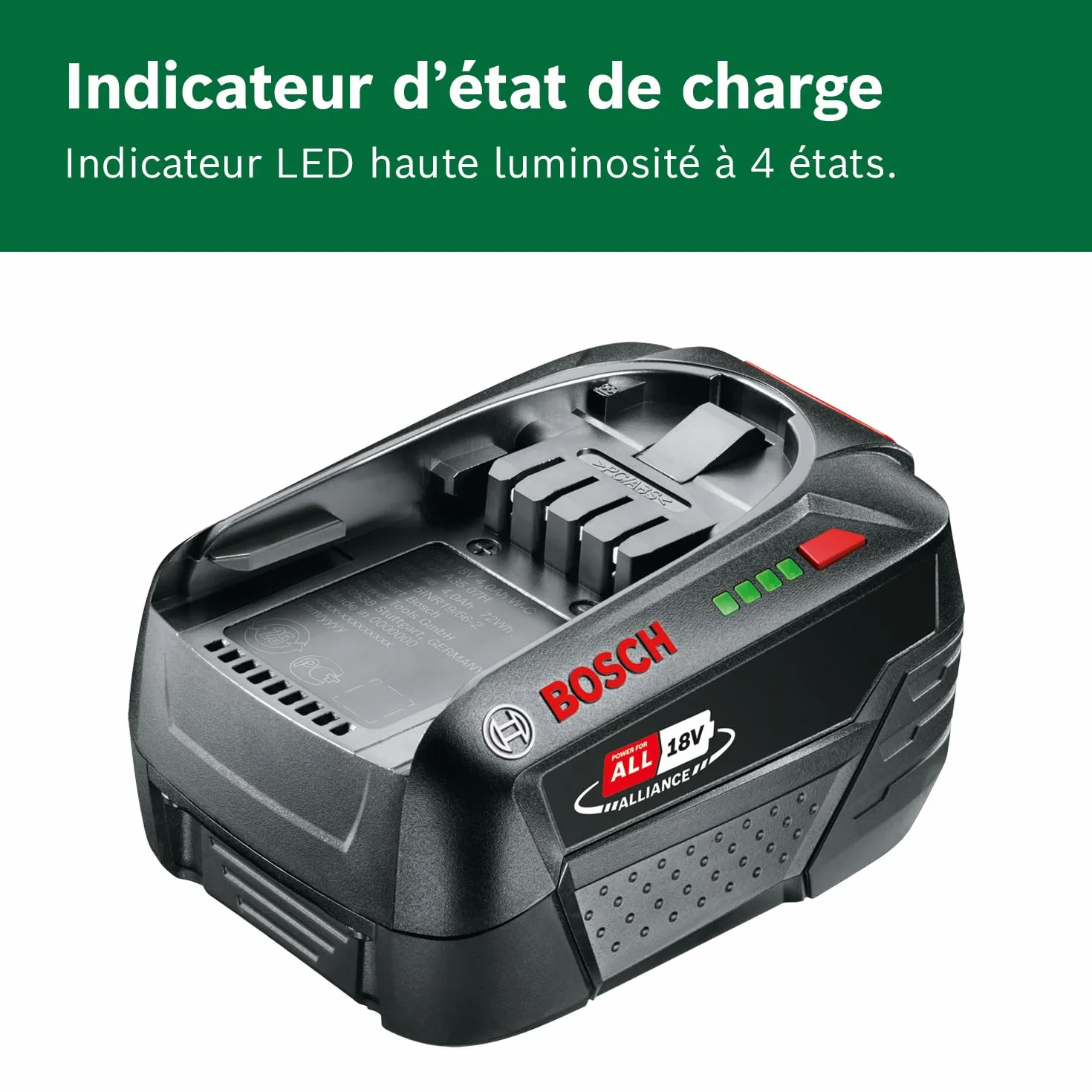 Bosch Batterie remplaçable BHZUB1830