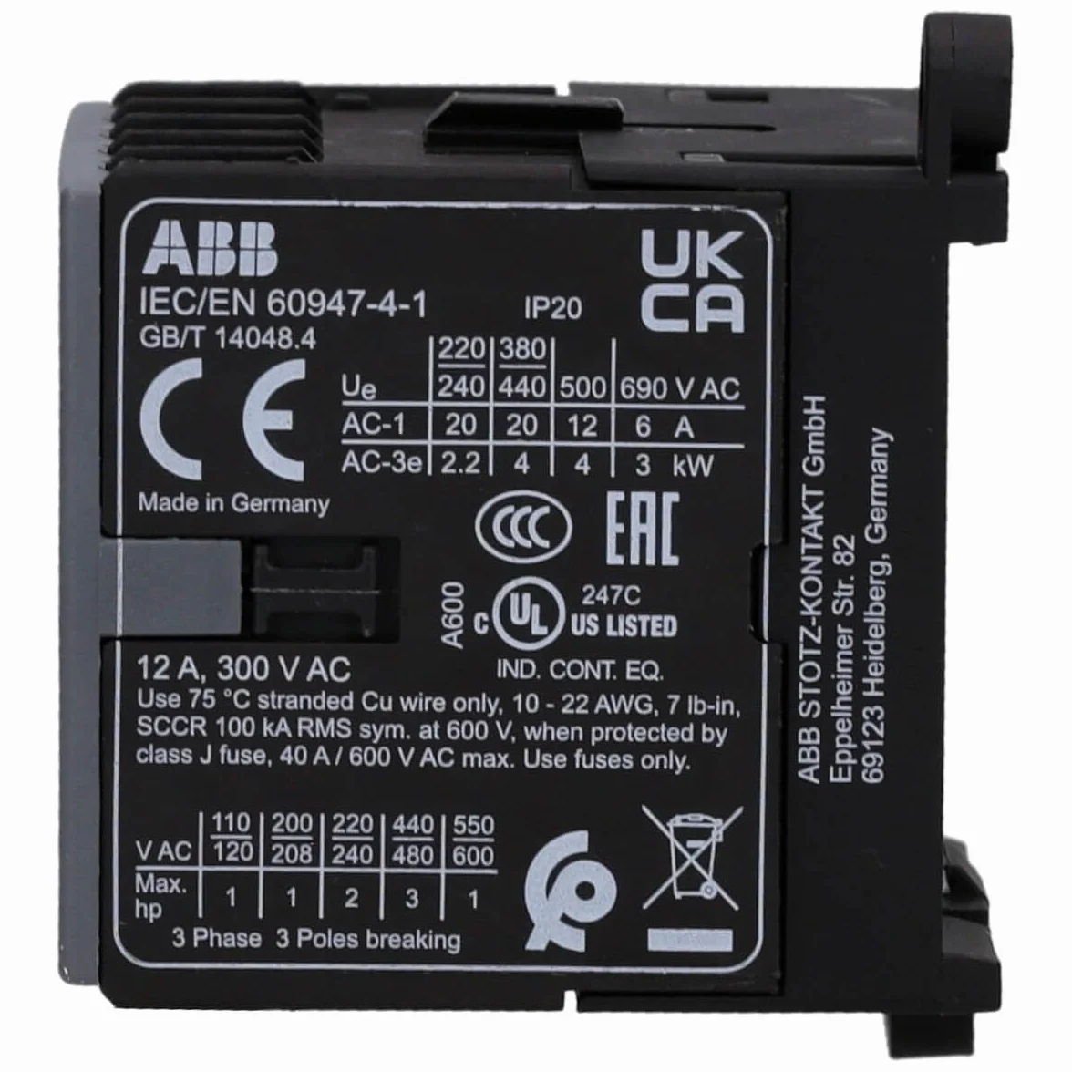 ABB GJL1211001R8010 composant de commande