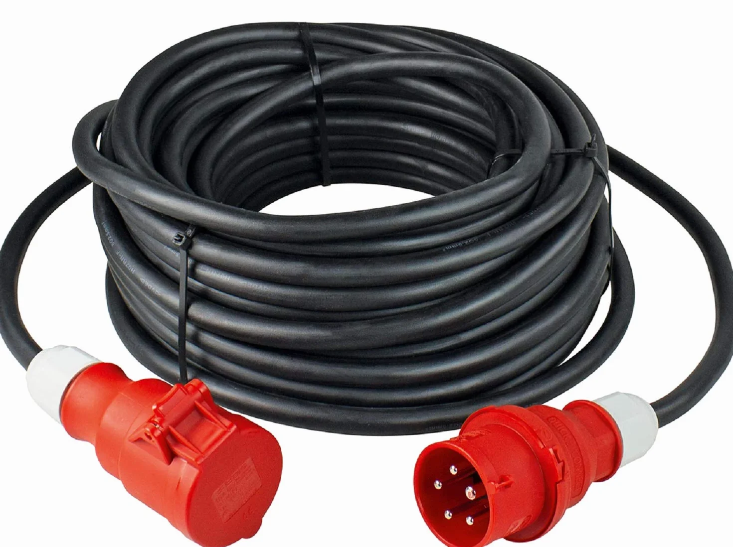Schwabe Câble Rallonge Courant Fort 10 m 400V 16A IP44 Extérieur Made in Germany