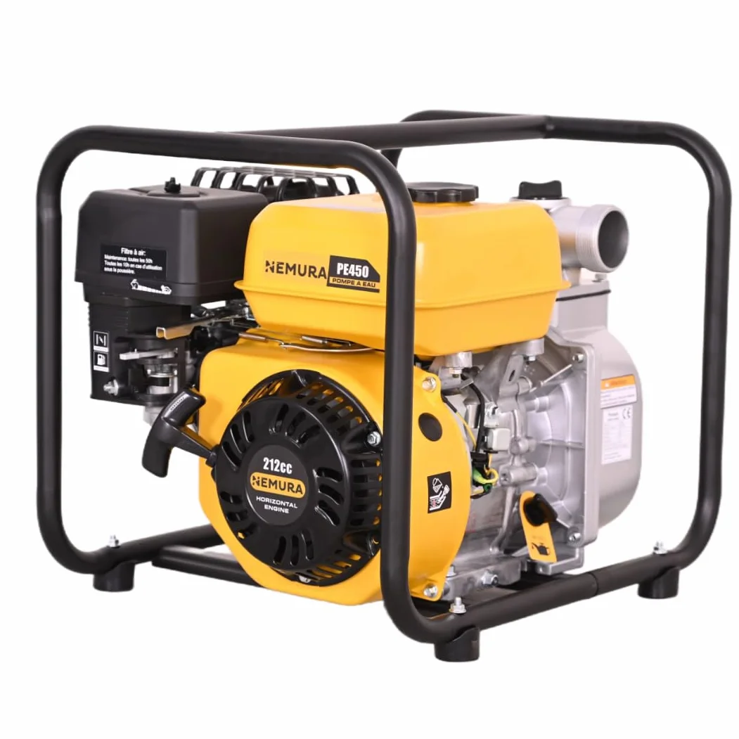 Nemura Pompe à Eau Thermique 209cm3 36 m3/h 50mm Moteur 4 Temps