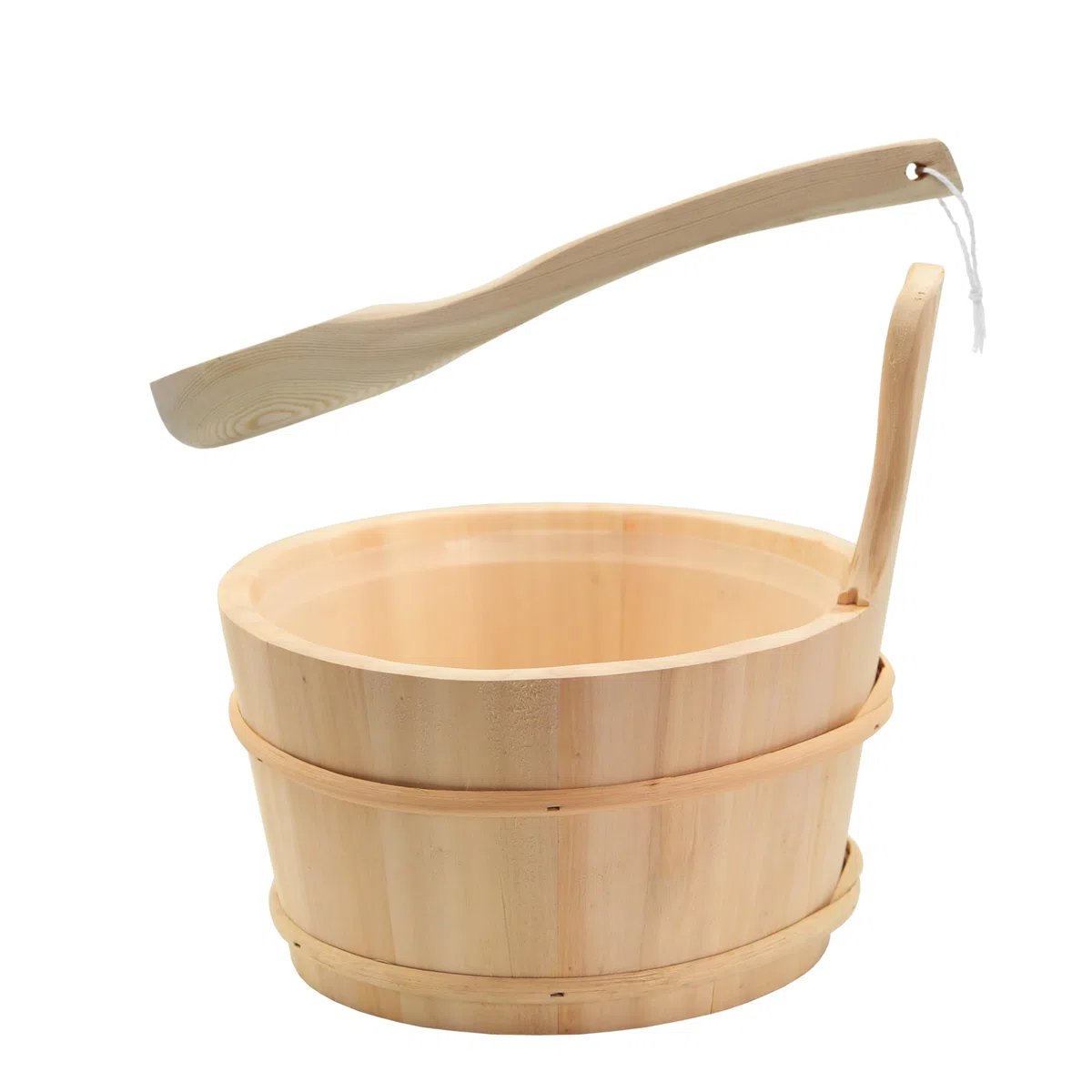 HAF Seau de sauna Espe 4 litres insert louche 40 cm pin résistant humidité Allemagne