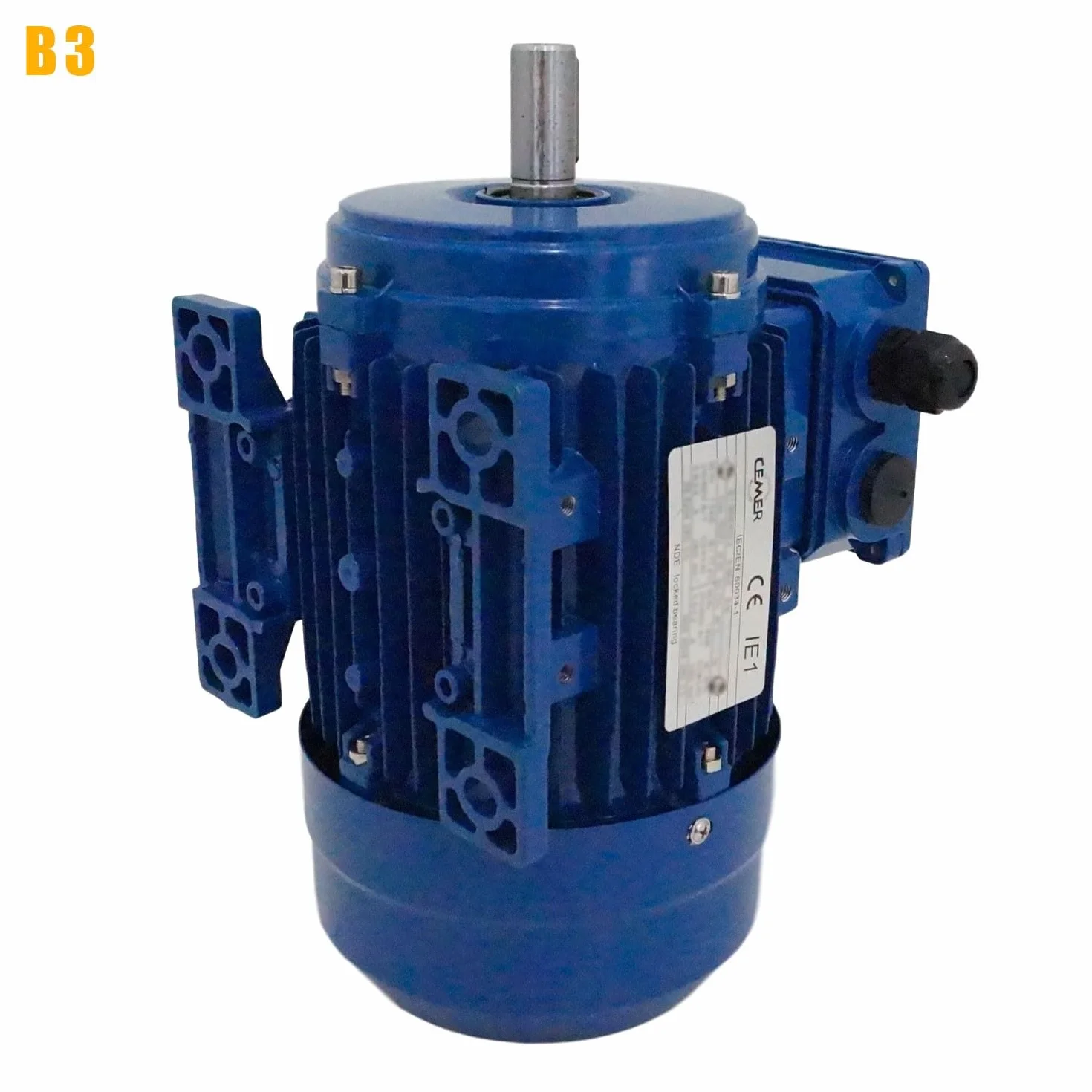 Cemer MS Moteur Triphasé 230/400 V 2,2 Kw 3 Cv 3000 Tr/min IP55 Bride B3