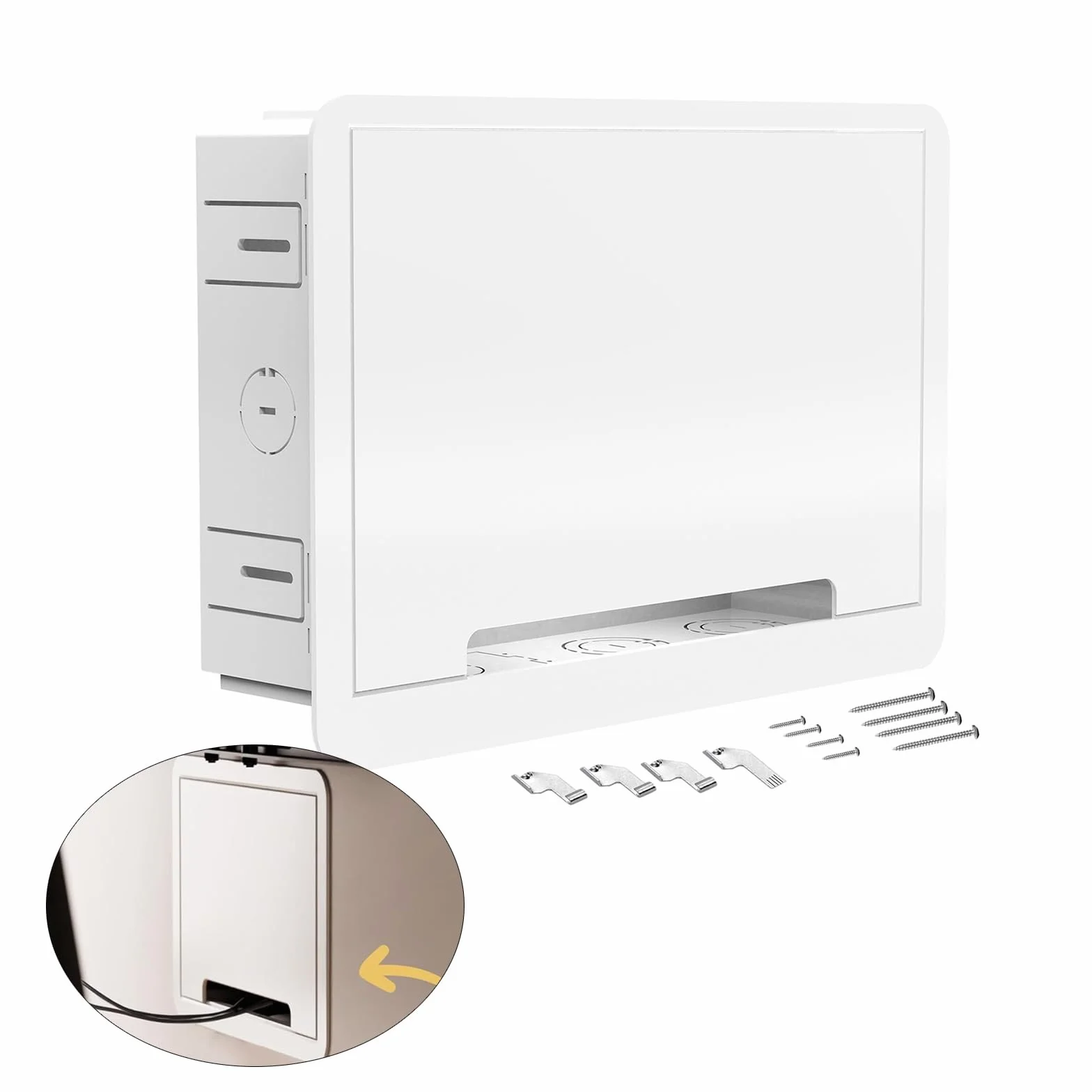 Encastré Outlet Networks Enclosure Home Cinéma 22,9 cm Boîte Média Murale Organisateurs