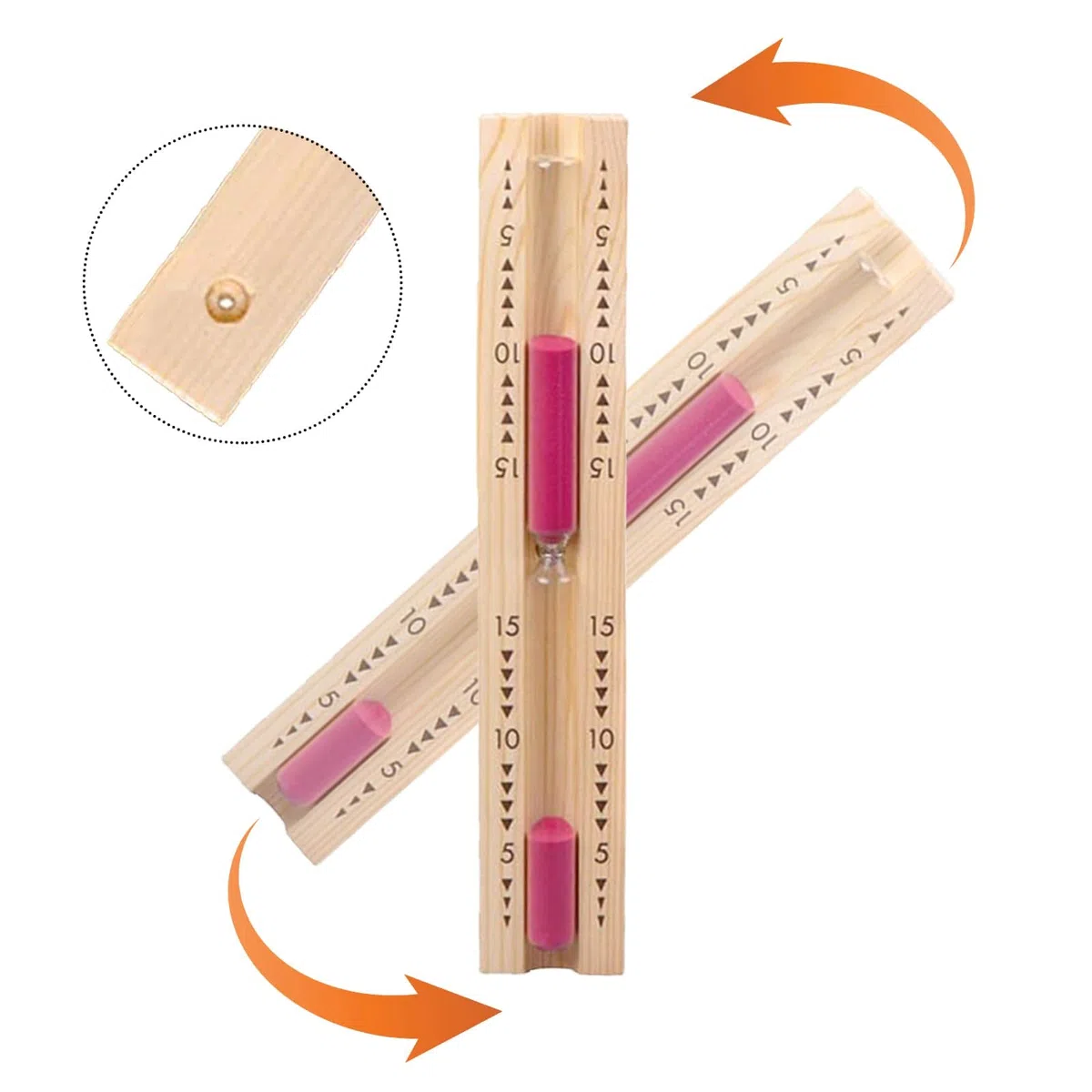 Seau Pour Sauna 7L Set Complet Avec Louche En Bois Pin Finlandais Thermomètre Hygromètre Sablier