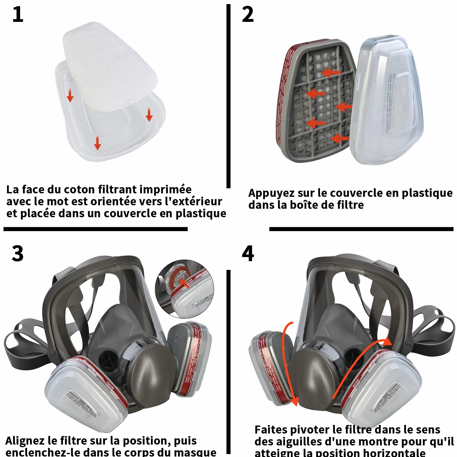 Faburo Protection Respiratoire Réutilisable
