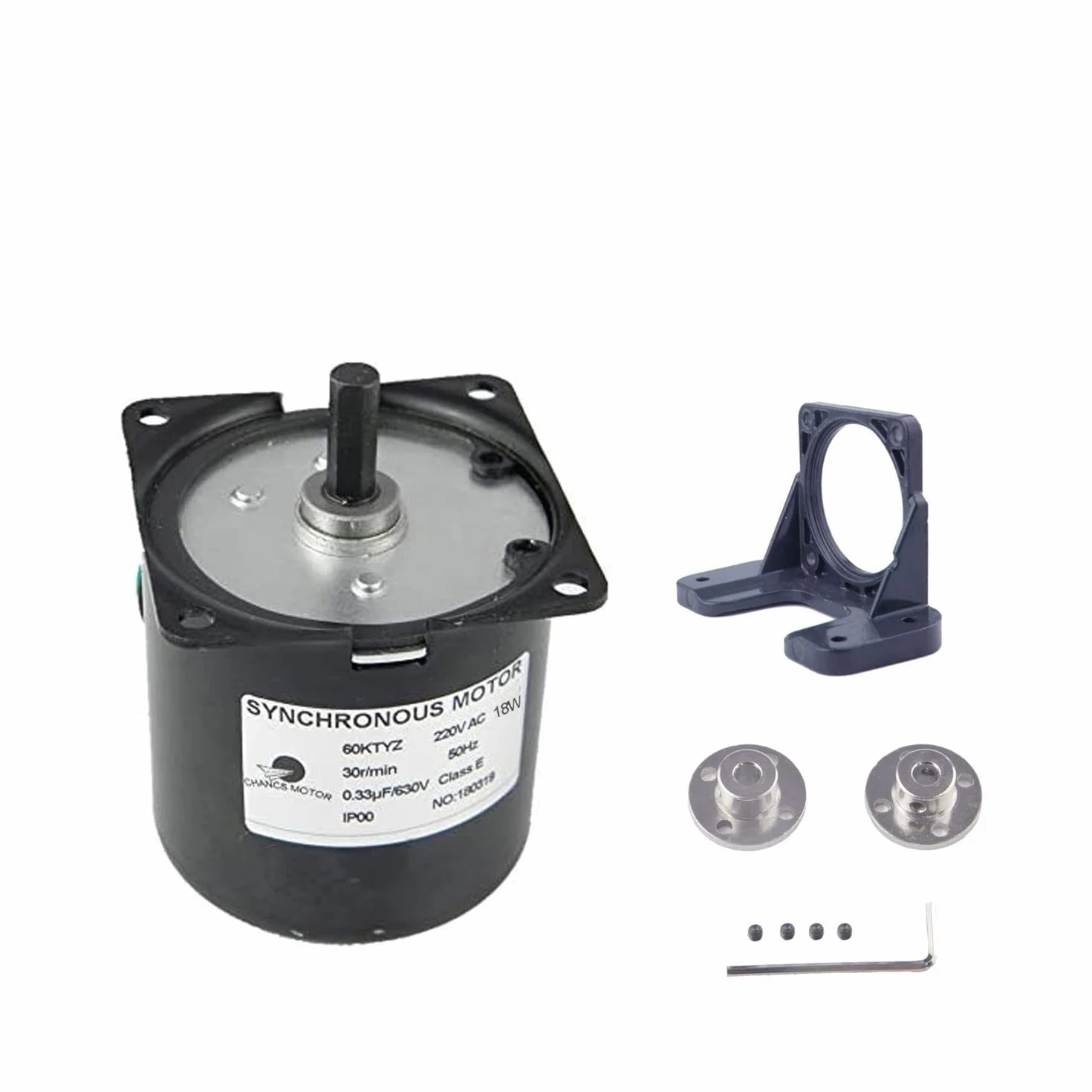 Moteur à engrenage synchrone CHANCS 60KTYZ 220V 30tr/min aimant permanent CW/CCW