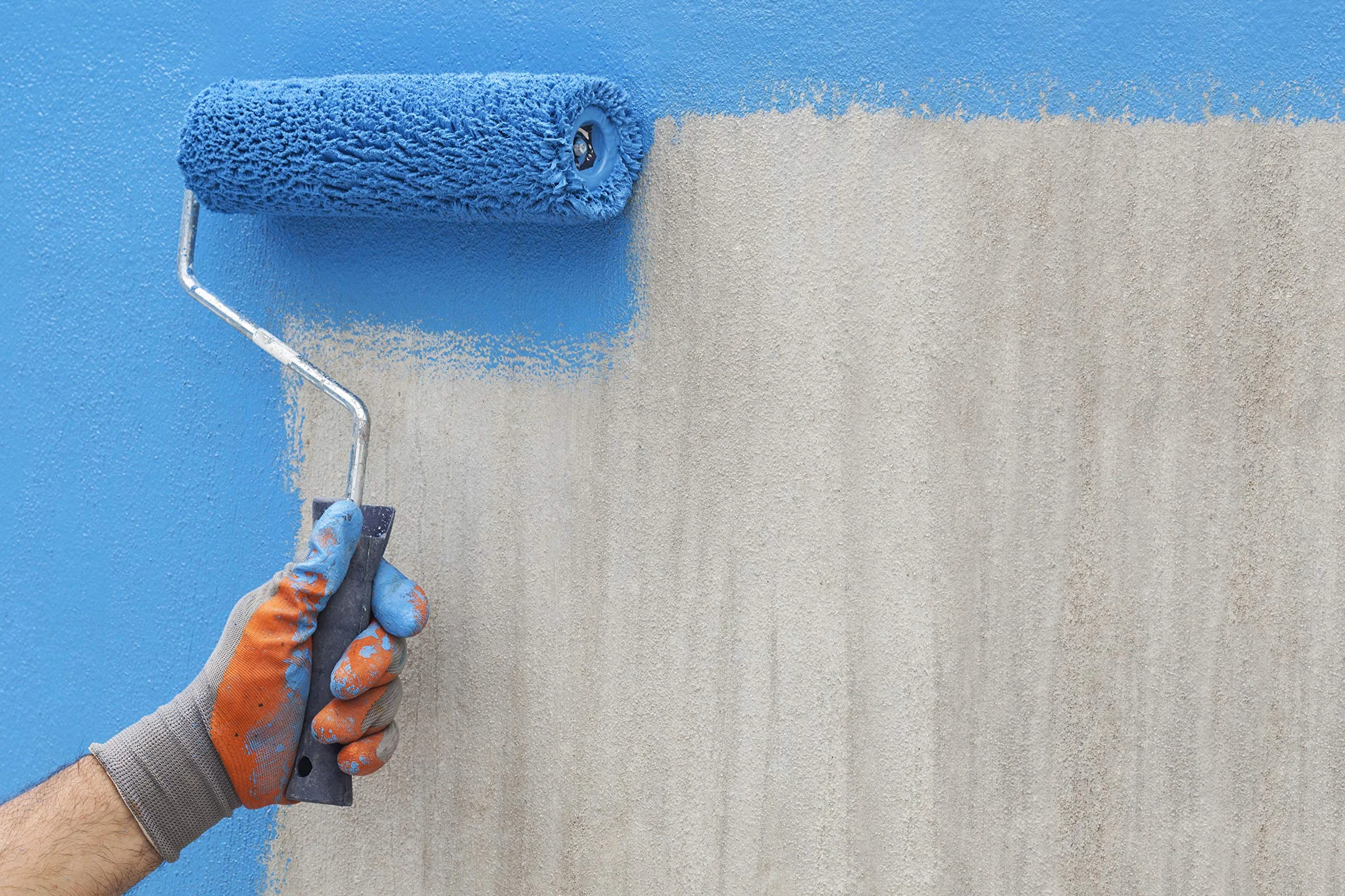 CAIRCON Peinture époxy piscine et bassin pour béton, ciment et carrelage Bleu clair 10Kg