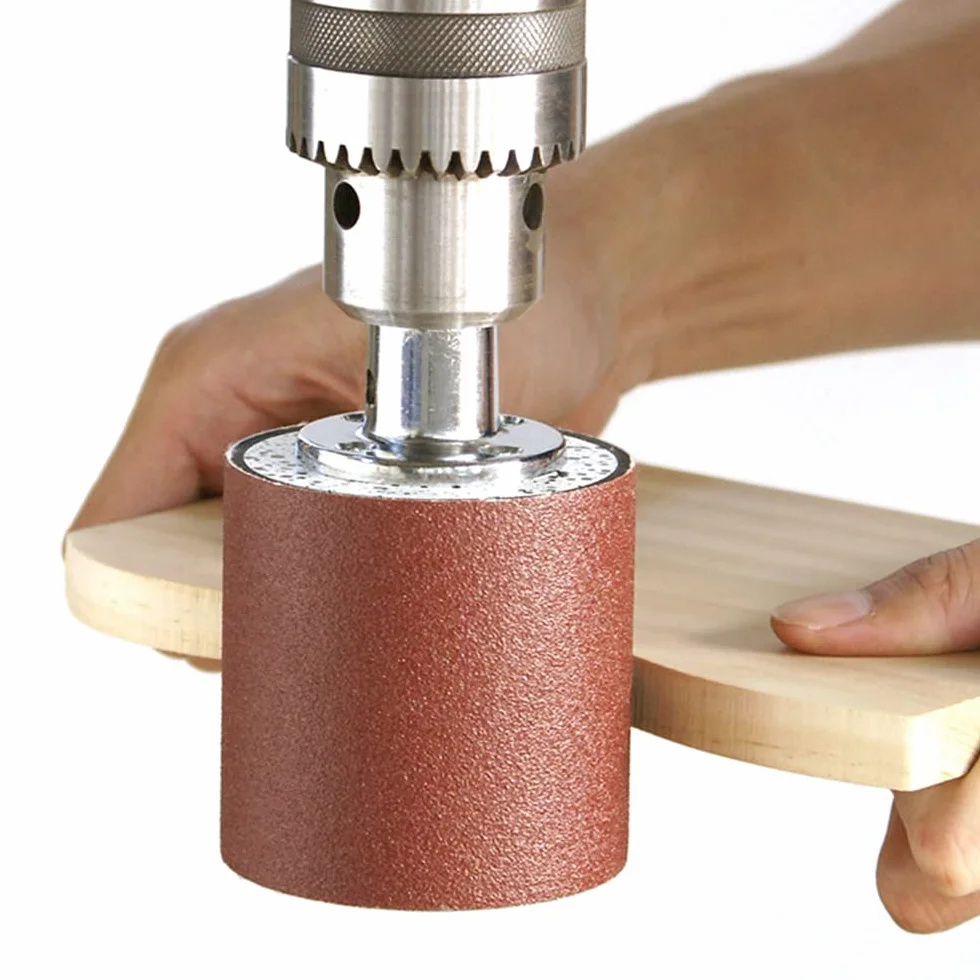 Lot de 4 cylindres de ponçage pour perceuse O'SKOOL