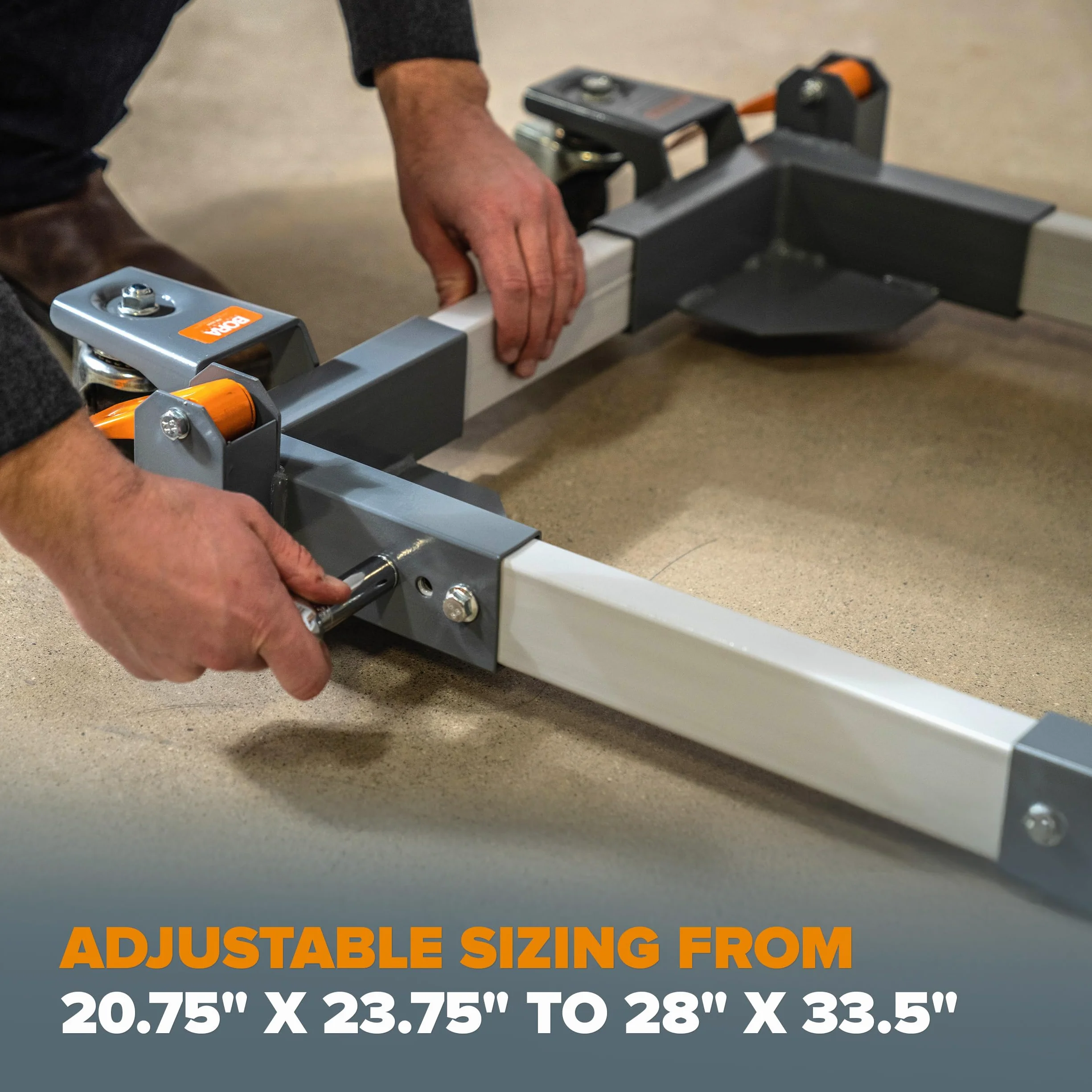 Bora Portamate Mobile Base PM-3550 – Résistance industrielle Roues pivotantes Capacité 680,4 kg
