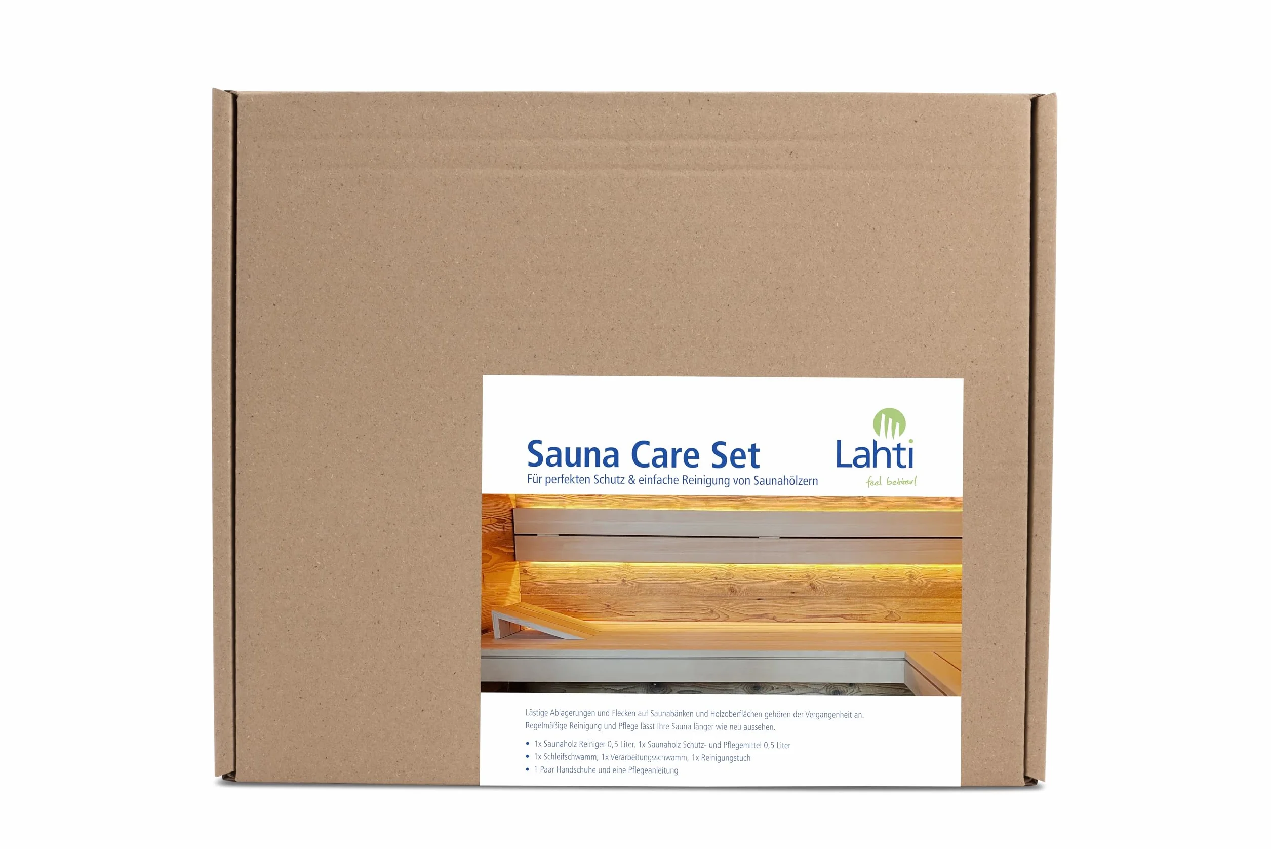 Kit d'entretien pour sauna Lahti Purujesi OULUJÄRVI - Protection, nettoyage et entretien du bois