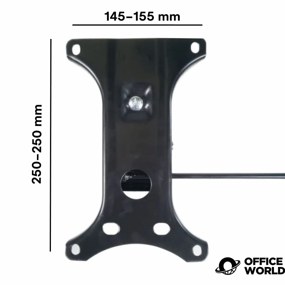 OfficeWorld Mécanisme Tilt-B pour Chaise de Bureau, Plaque Métallique avec Réglage Ressort à Gaz