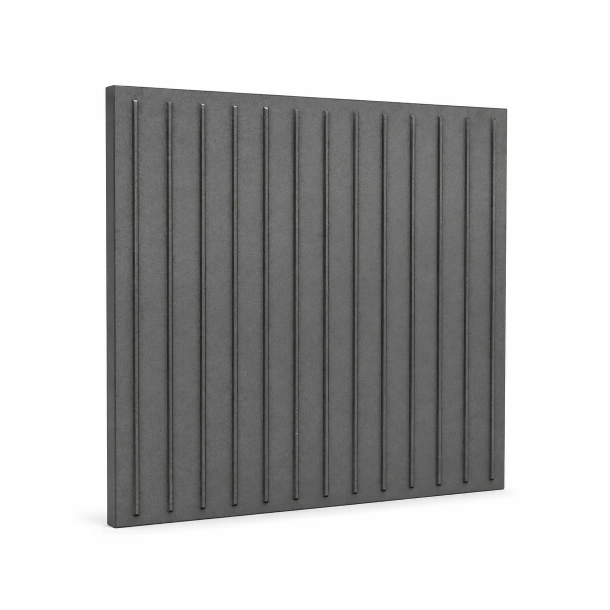 Plaque de cheminée rainuré en Fonte 0,8 cm 49 x 50 cm