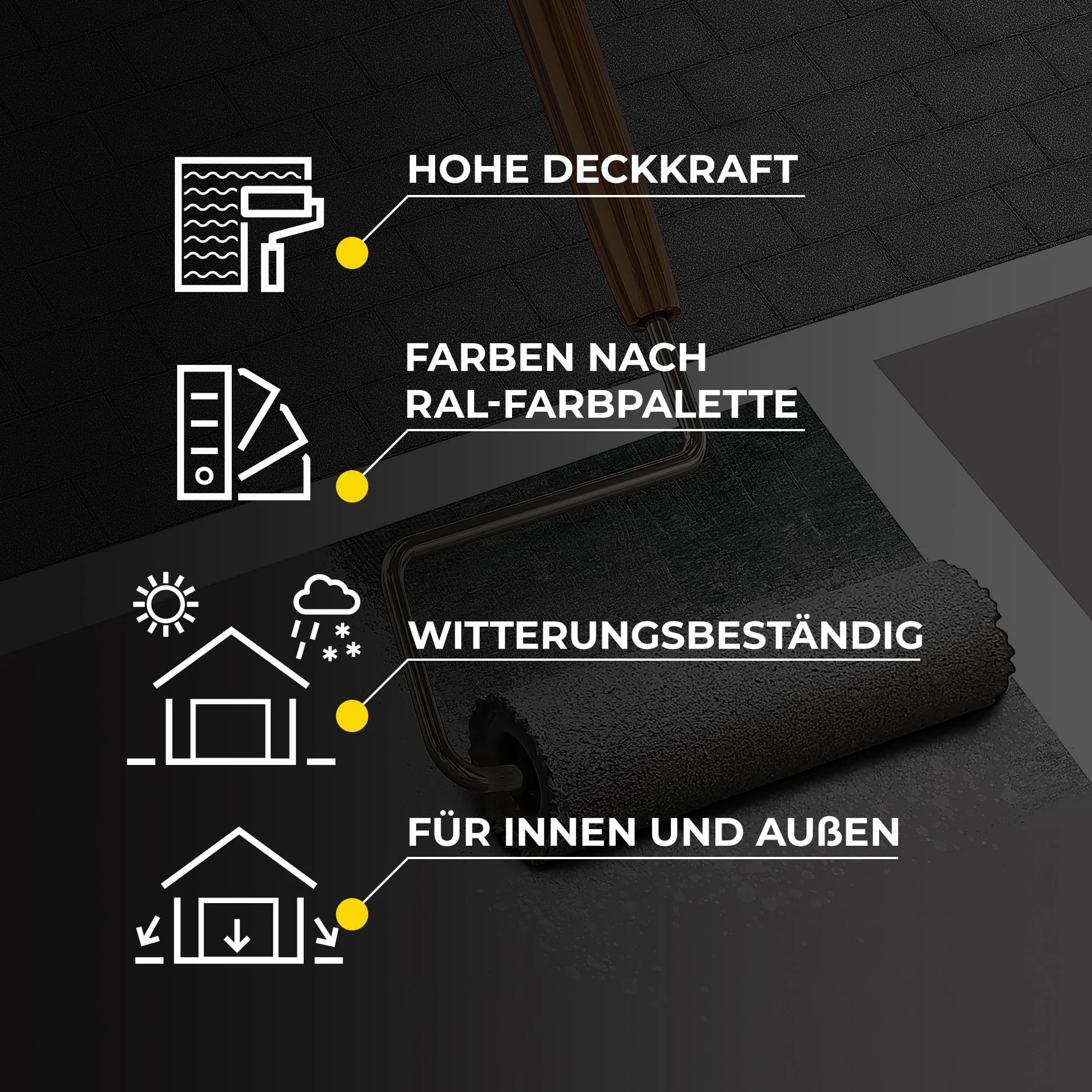 Isolbau Peinture Sol 4 kg Revêtement Imperméable pour Béton Intérieur Extérieur Anthracite RAL