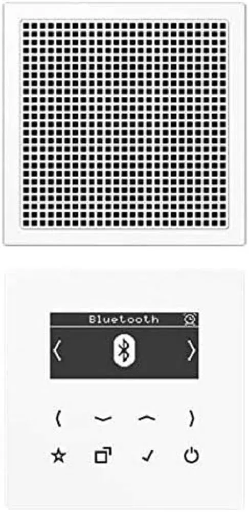 Smart Radio DAB+ Bluetooth Kit Mono S Ls Haut-Parleur Blanc Alpin