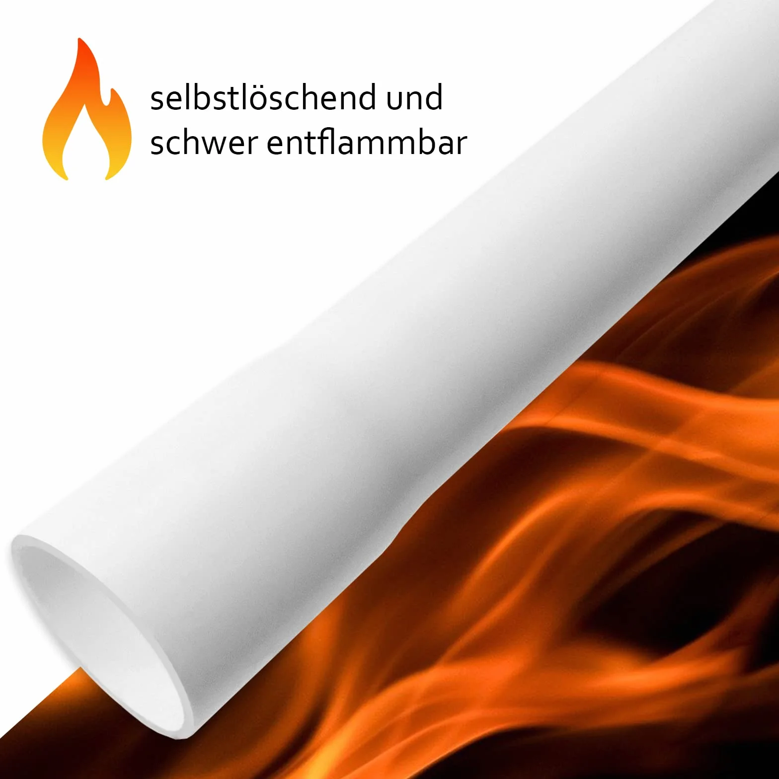 MIDORI Tube électrique M20 24 m PVC manchonné 20 mm blanc