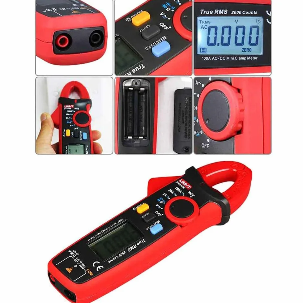 UNI-T UT210E Mini Pince Numérique Ordinateur de poche Vrai RMS AC DC Testeur Résistance Capacitance