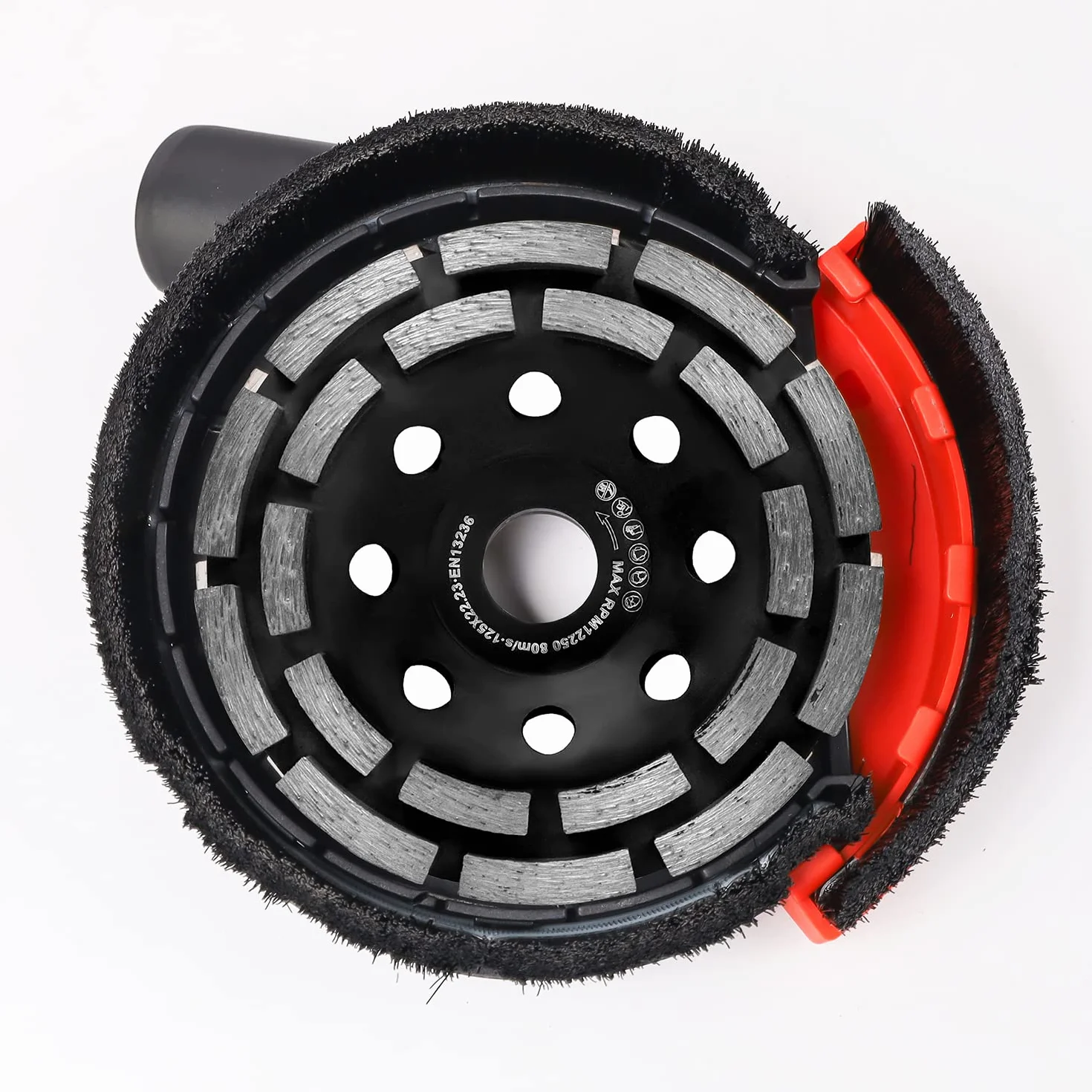 Capot de Protection Meuleuse Angulaire 115/125mm + Disque Diamant Béton 125mm