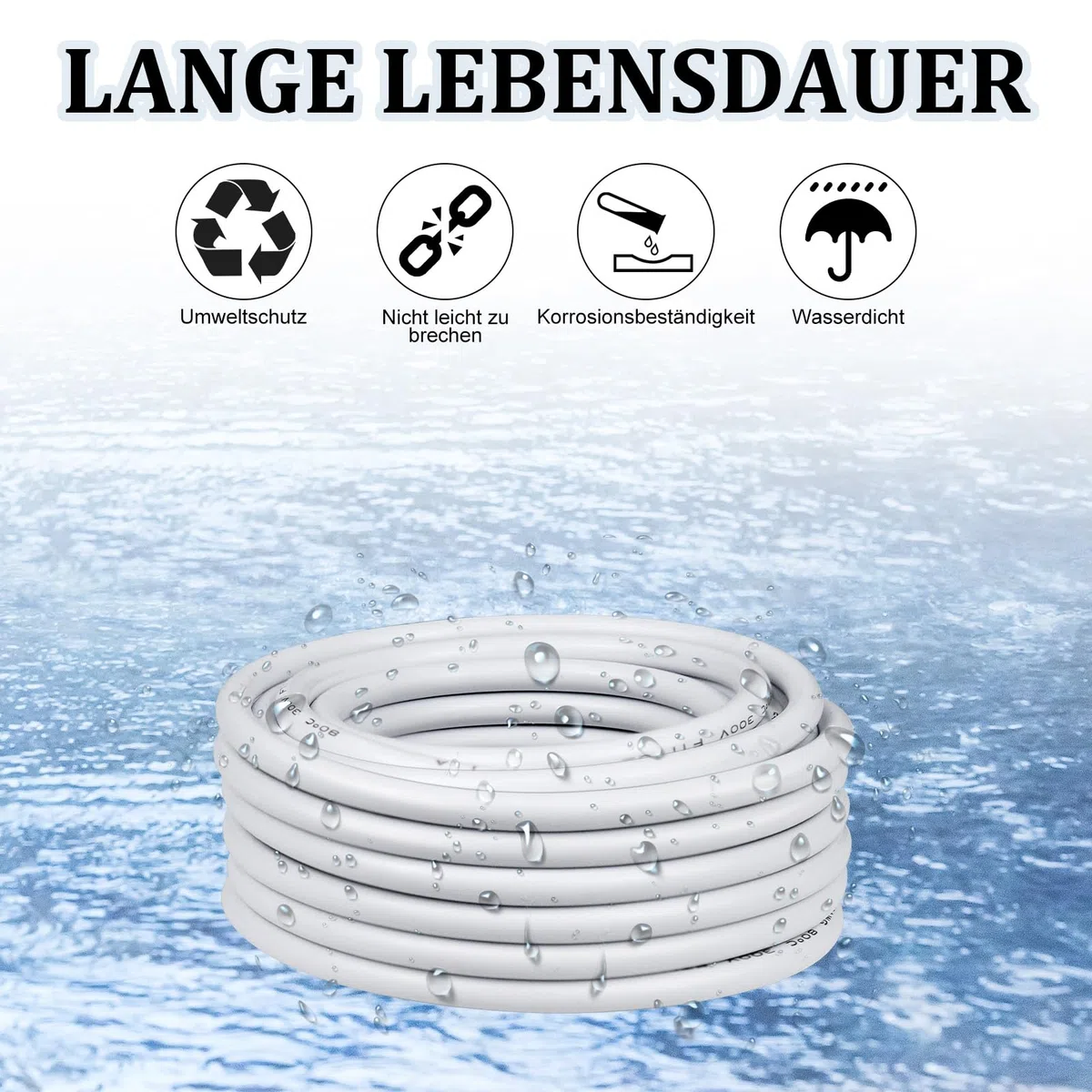 Câble électrique 20 mètres 16 AWG 3x1,5mm² 3 conducteurs fil de cuivre étamé flexible compatible LED 5V 12V 24V