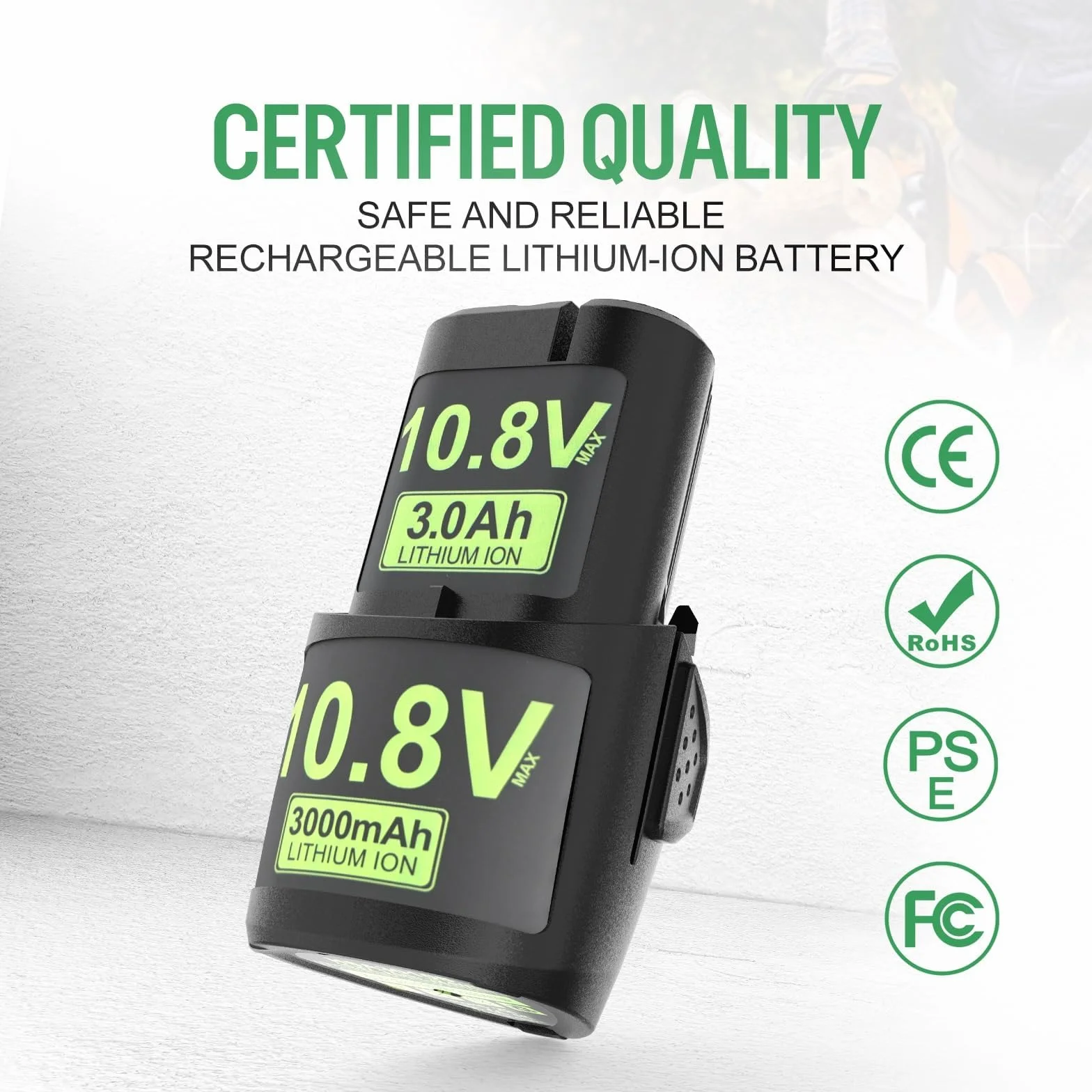 Stihl AS2 10.8V 3Ah Batterie de Remplacement pour GTA26 GTA40 HSA26