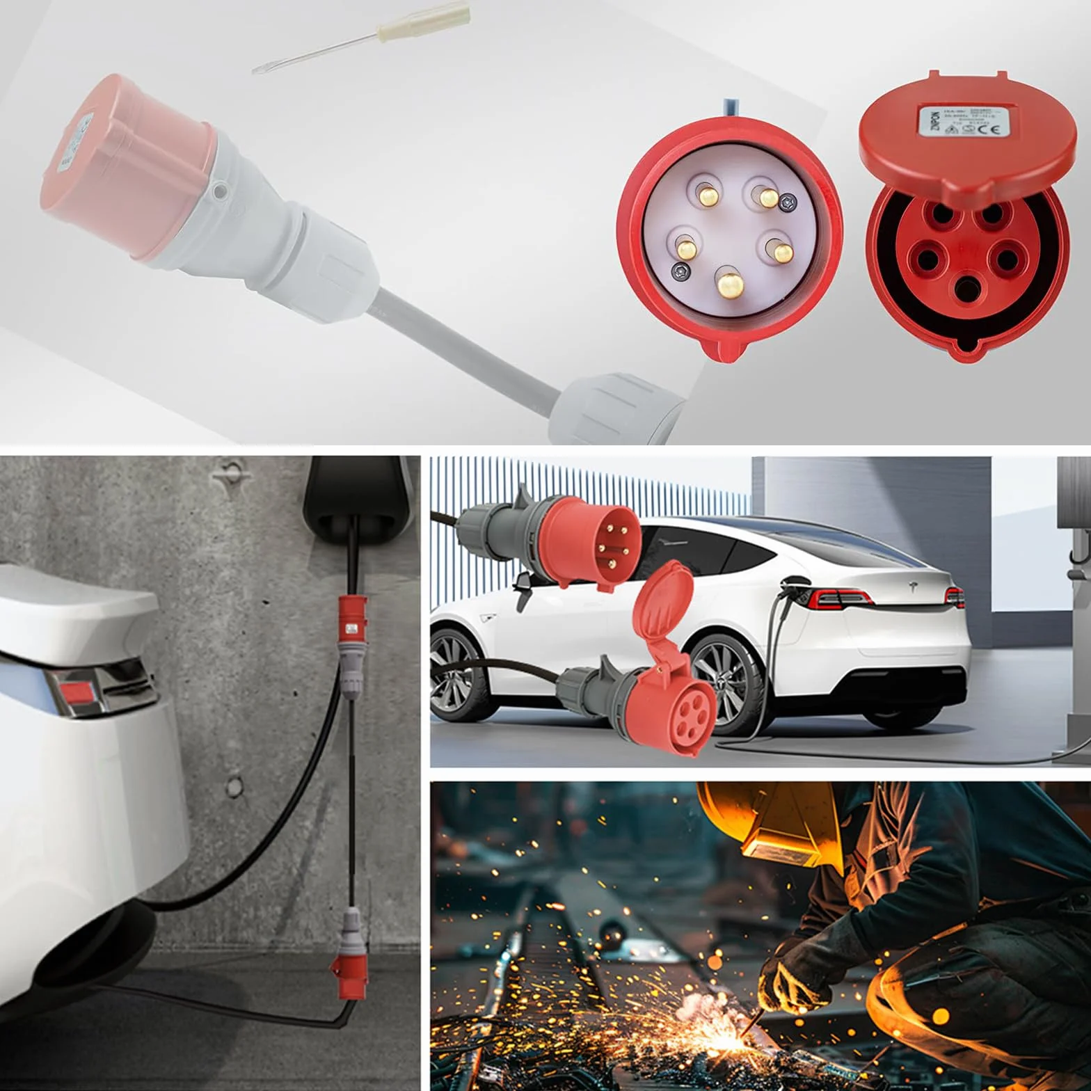 Adaptateur CEE 32A sur 16A Triphasé IP44 Industriel Domestique
